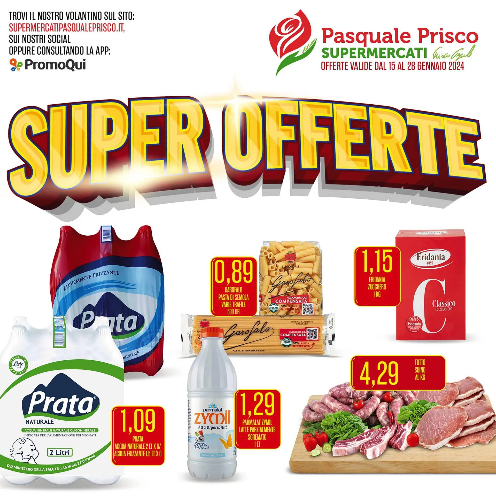 Volantino Supermercati Pasquale Prisco da 15 gennaio a 28 gennaio di 2024 - Pagina del volantino 