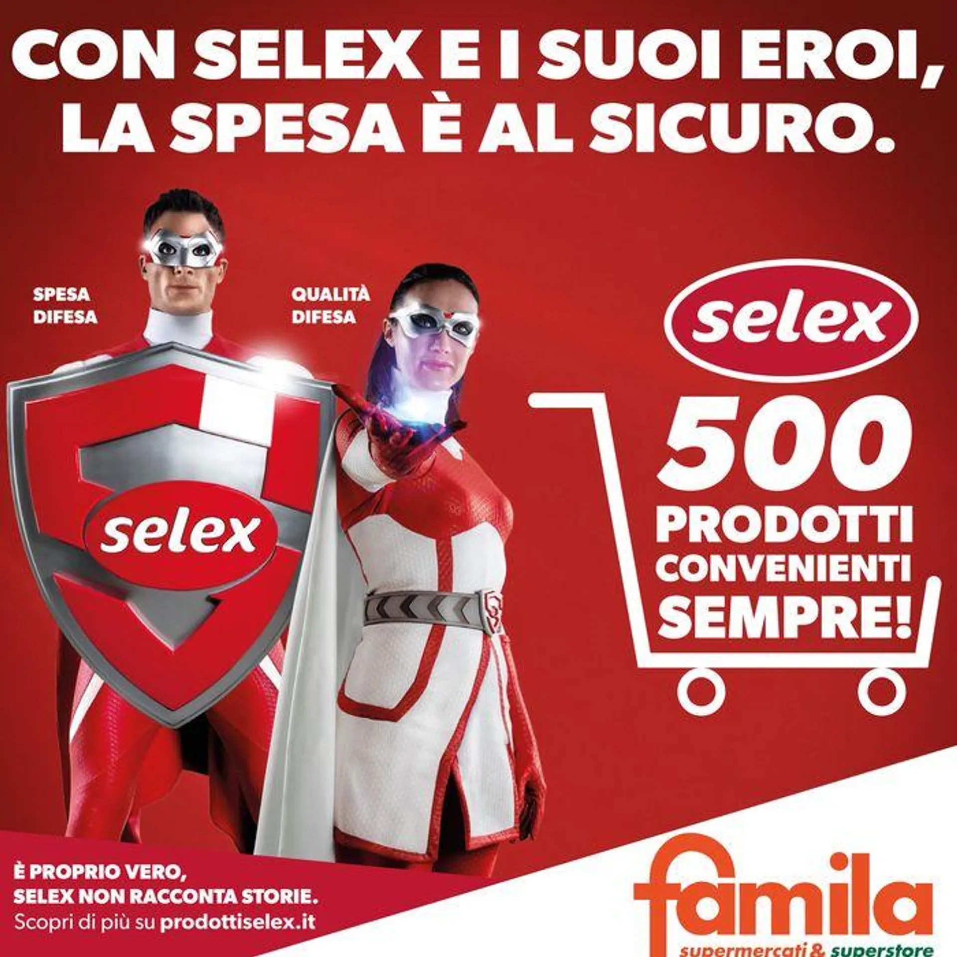 Con selex e i suoi eroi, la spesa e al sicuro. da 20 settembre a 31 dicembre di 2024 - Pagina del volantino 