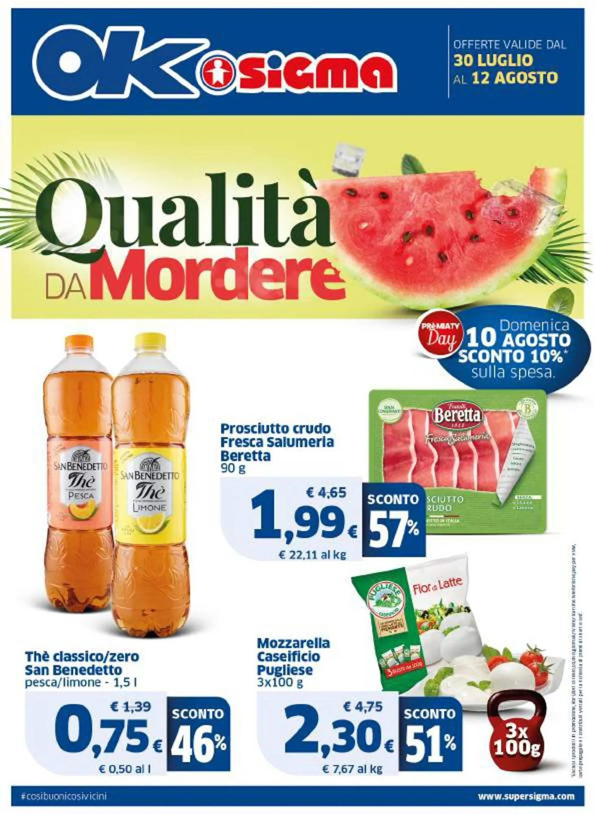 Volantino Ok Sigma da 30 luglio a 12 agosto di 2025 - Pagina del volantino 1