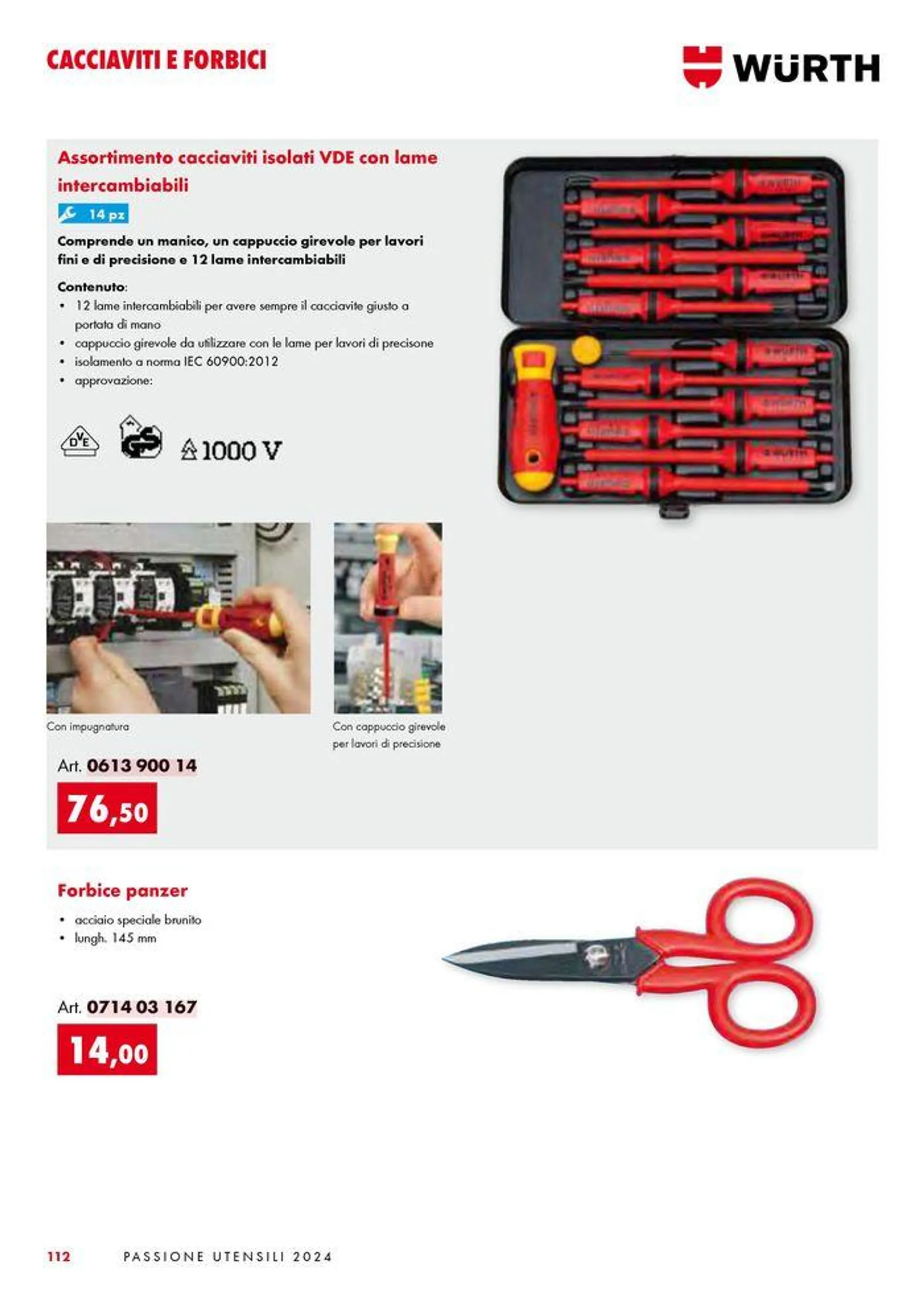 Passione utensili da 1 luglio a 31 dicembre di 2024 - Pagina del volantino 112