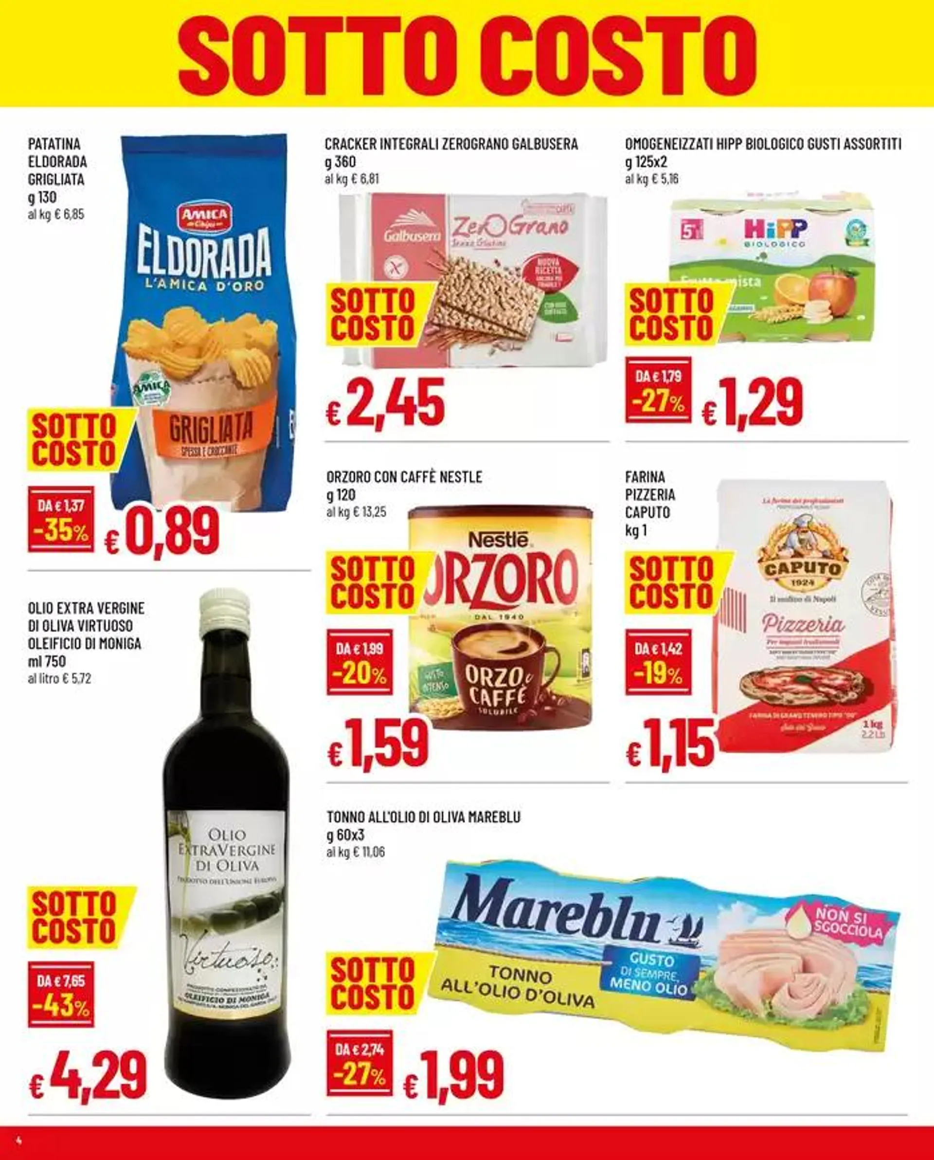 Sottocosto da 22 aprile a 1 maggio di 2025 - Pagina del volantino 4
