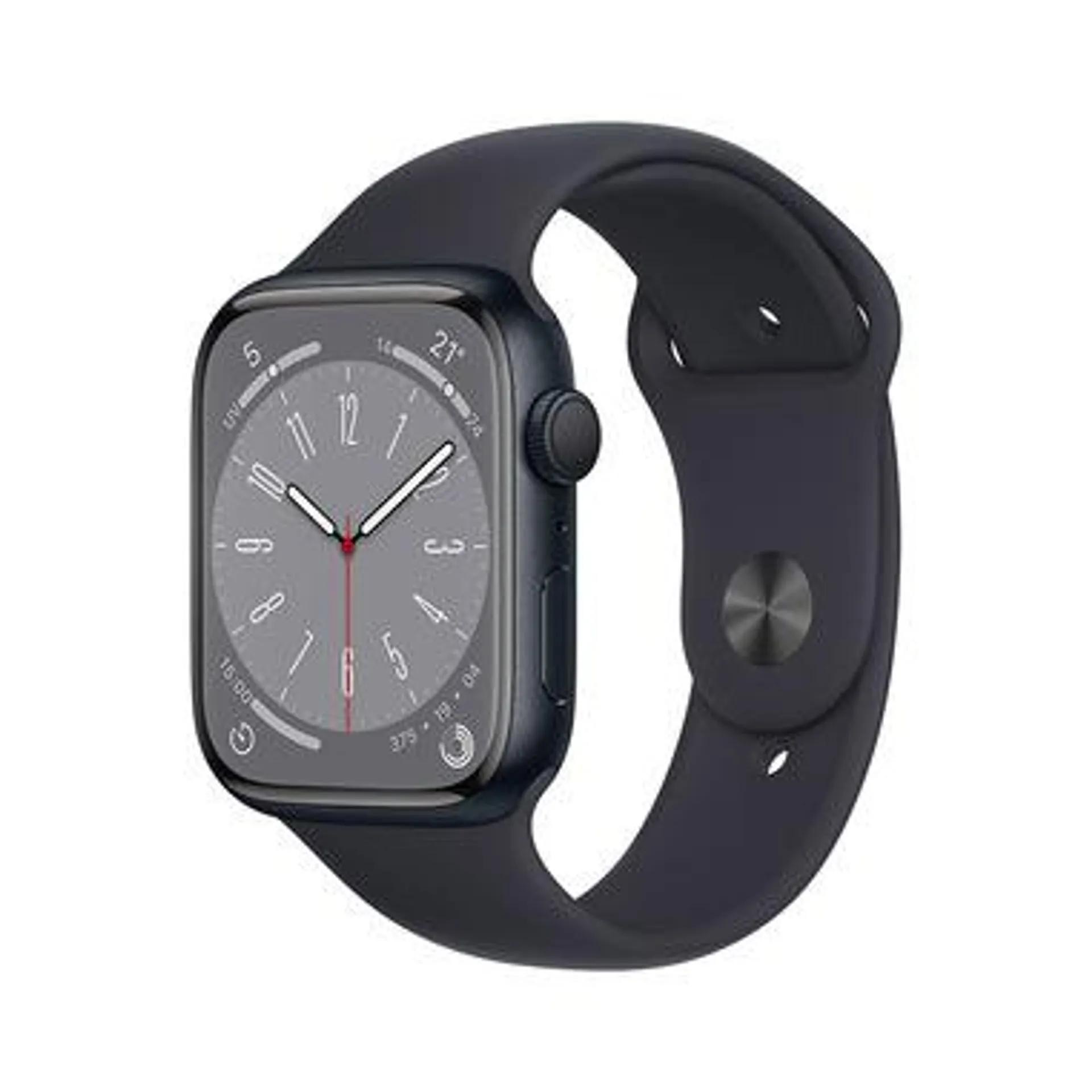 Apple Watch Series 8 GPS 41mm Cassa in Alluminio color Mezzanotte con Cinturino Sport Band Mezzanotte - Regular