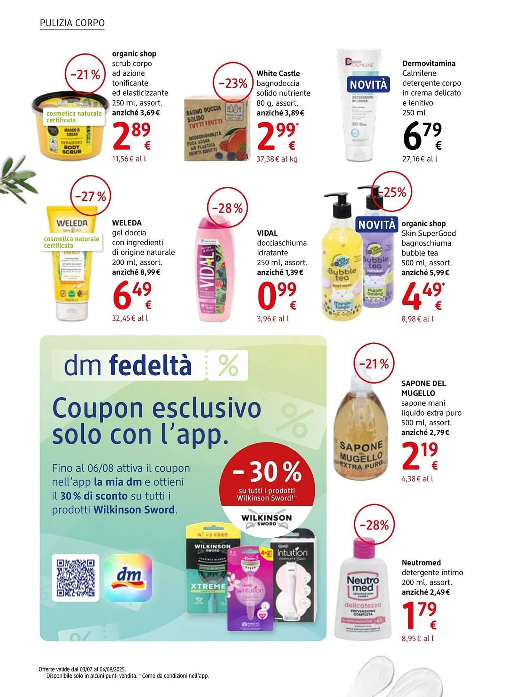Volantino dm drogerie markt da 3 luglio a 6 agosto di 2025 - Pagina del volantino 6