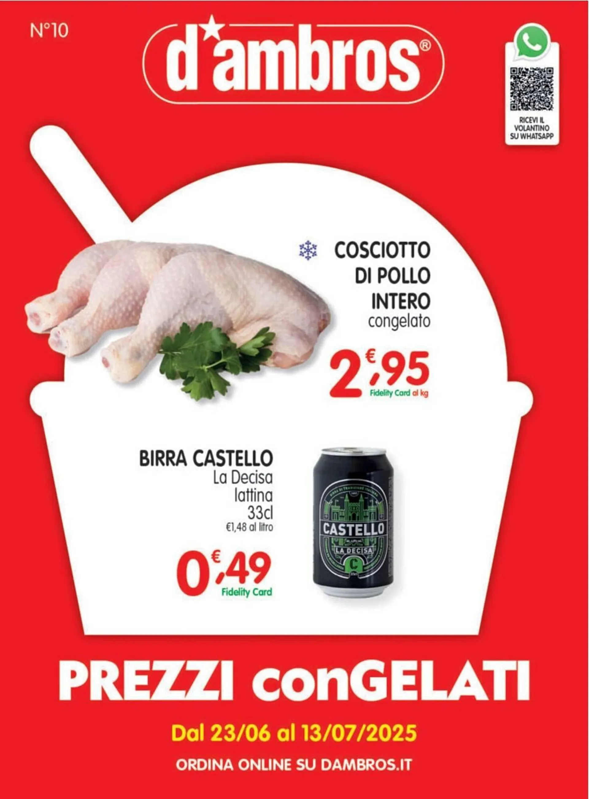 Volantino D'Ambros da 23 giugno a 13 luglio di 2025 - Pagina del volantino 1