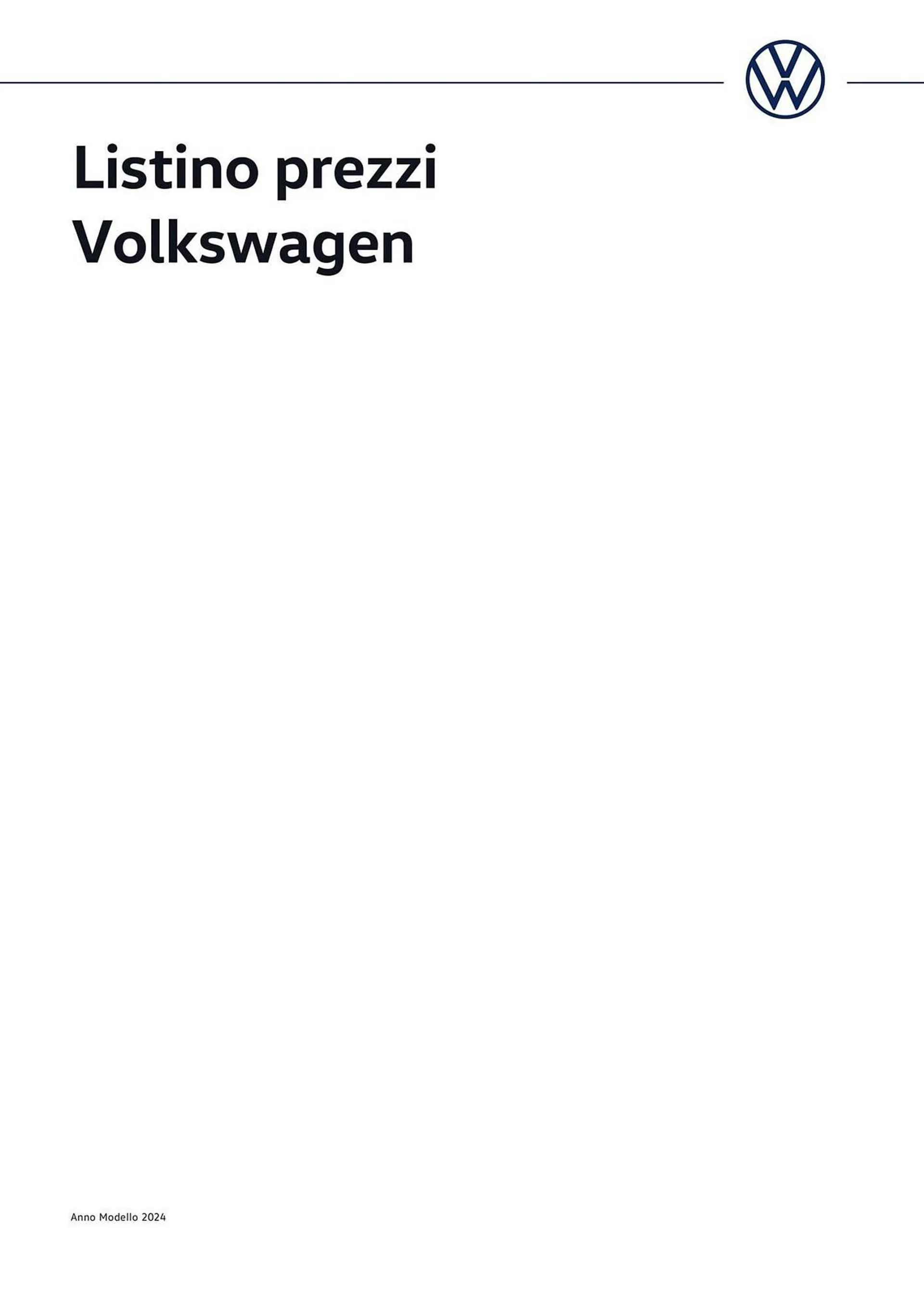 Volantino Volkswagen da 6 febbraio a 31 dicembre di 2024 - Pagina del volantino 