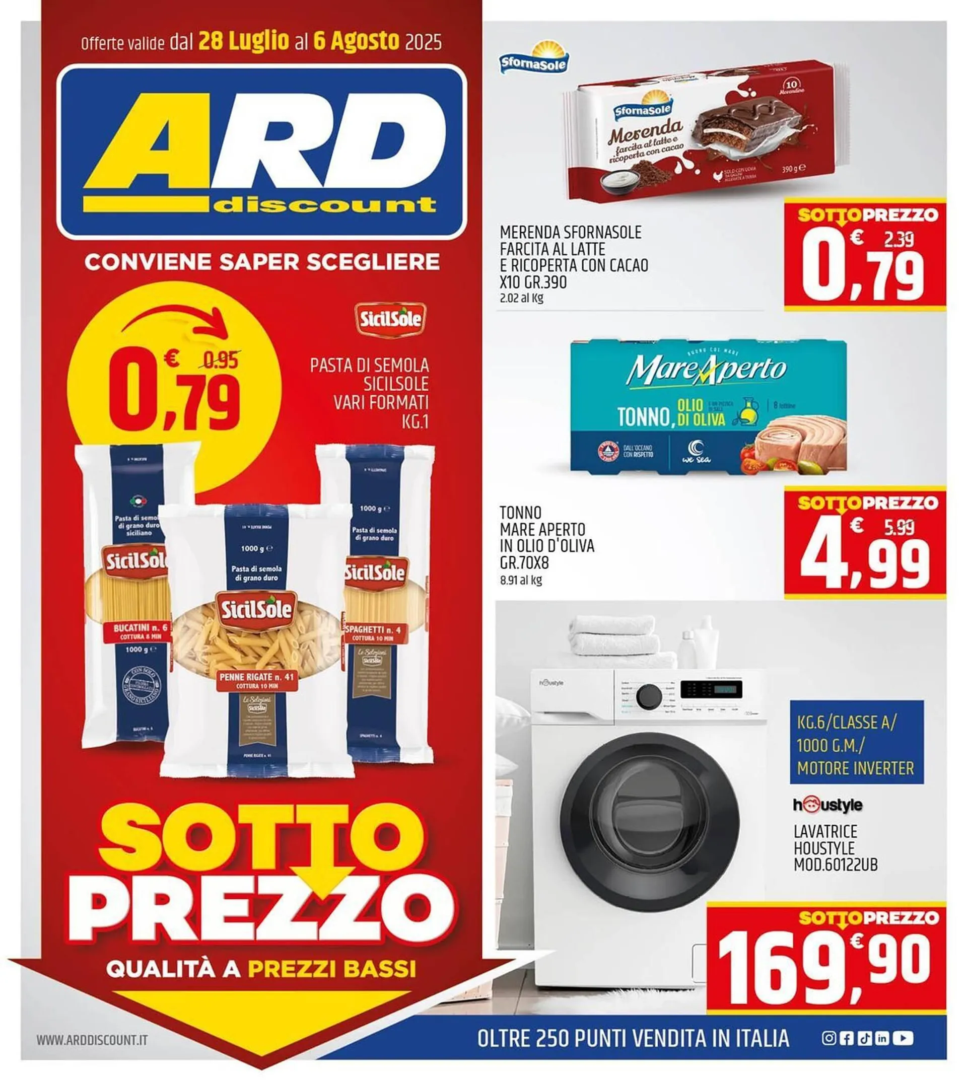 Volantino Ard Discount da 27 luglio a 6 agosto di 2025 - Pagina del volantino 1