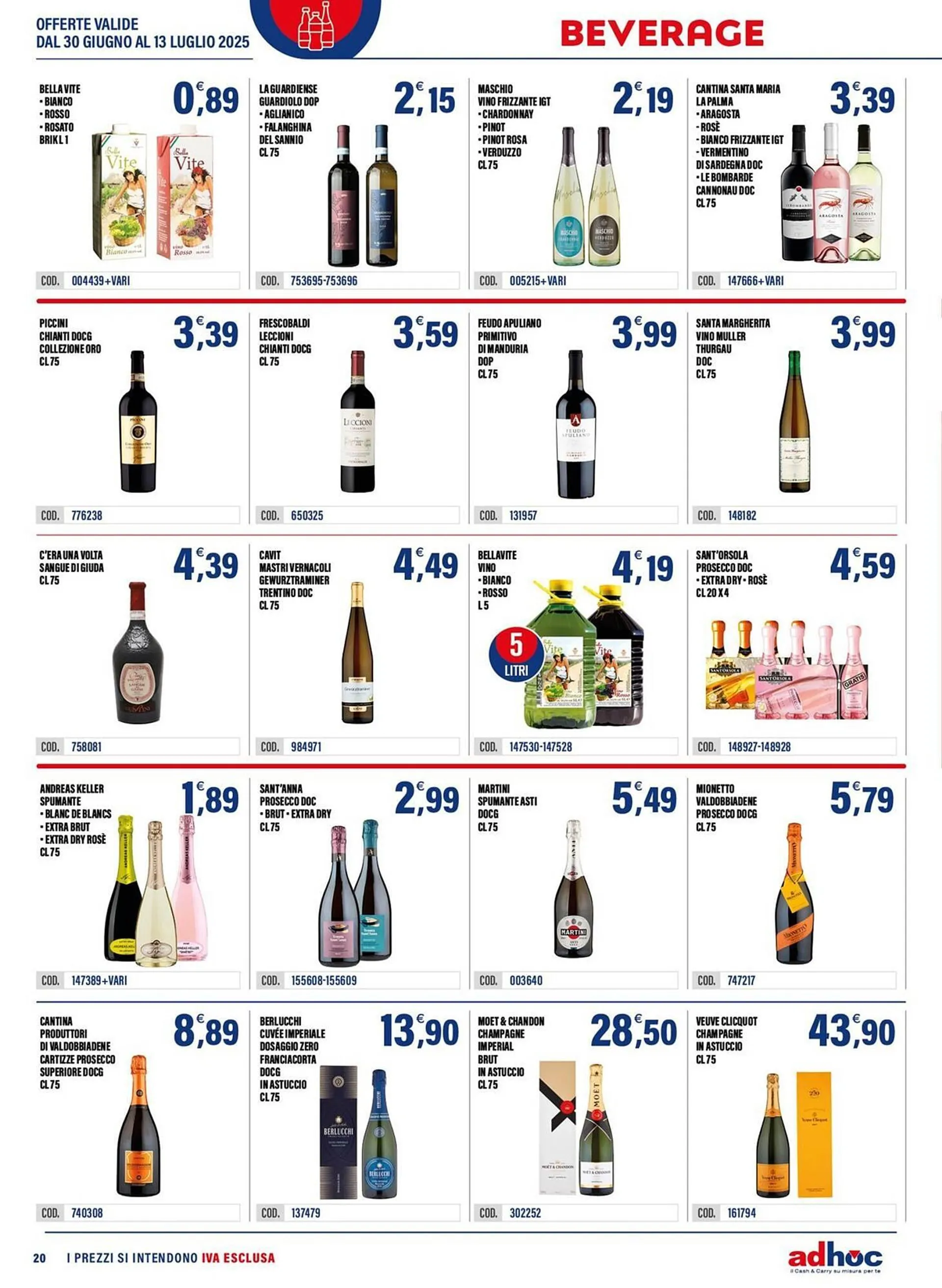 Volantino Adhoc da 30 giugno a 13 luglio di 2025 - Pagina del volantino 20