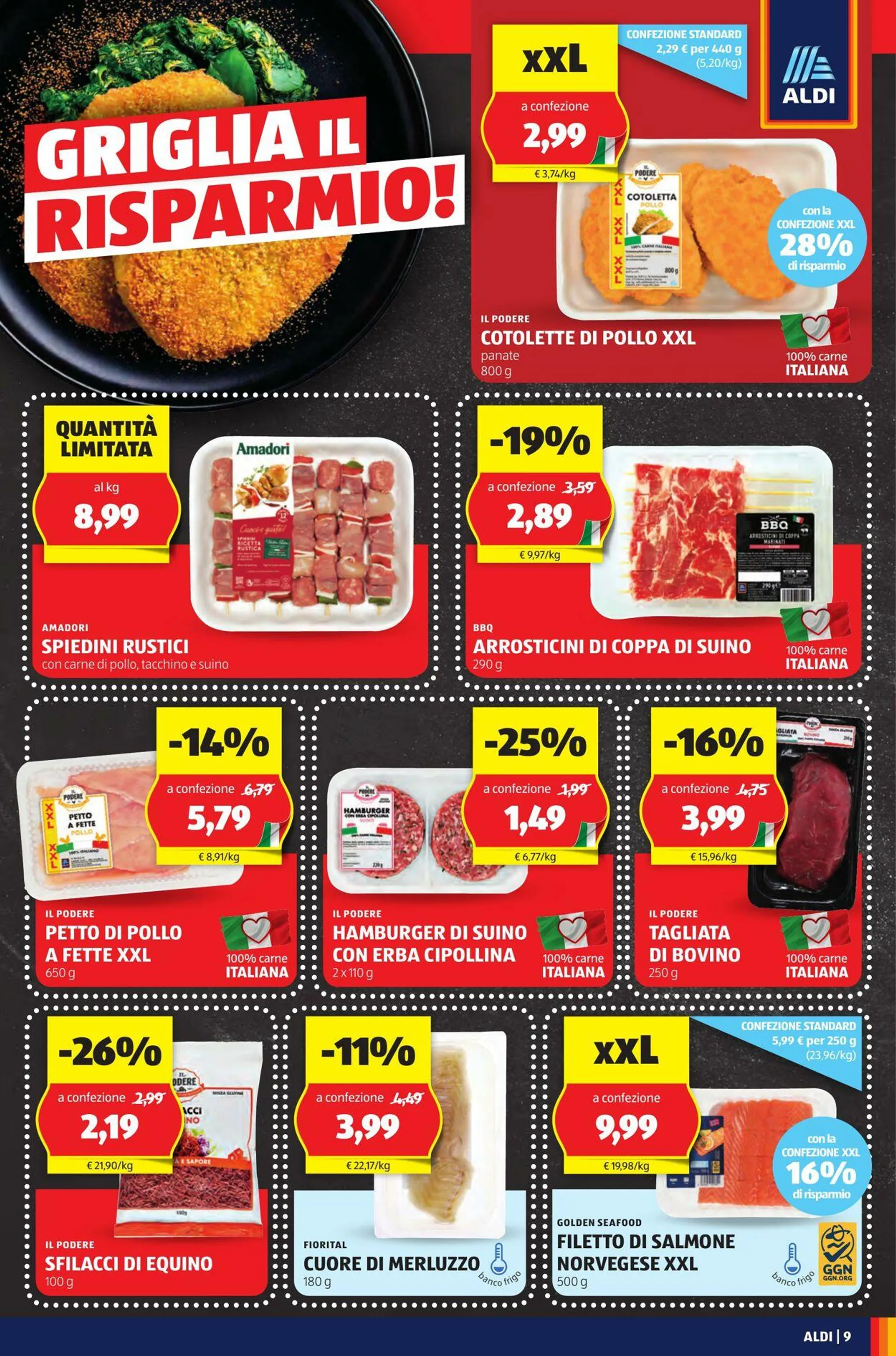 Aldi Volantino attuale da 7 luglio a 13 luglio di 2025 - Pagina del volantino 9