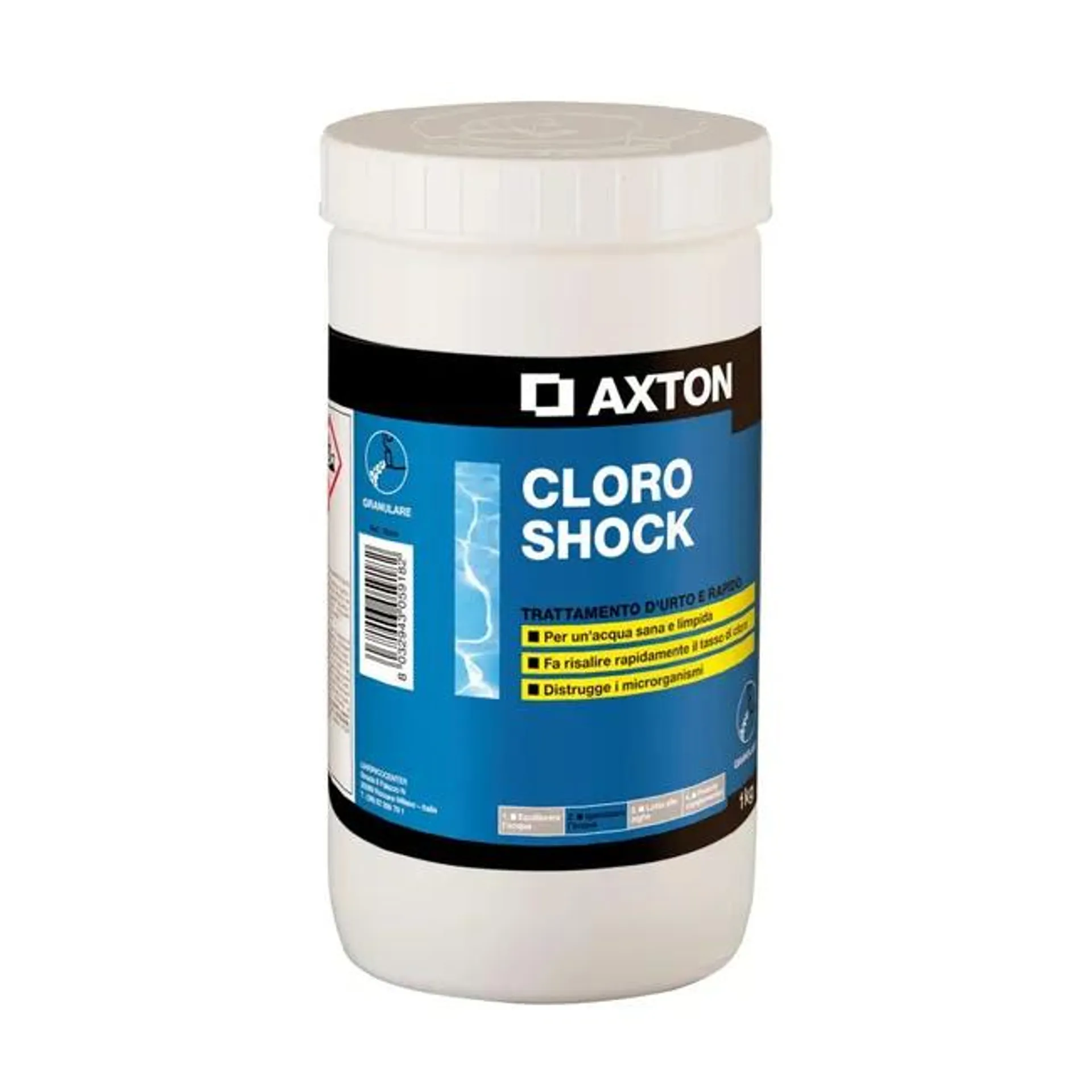 Cloro Shock granulato AXTON 1 kg Vedi i dettagli del prodotto