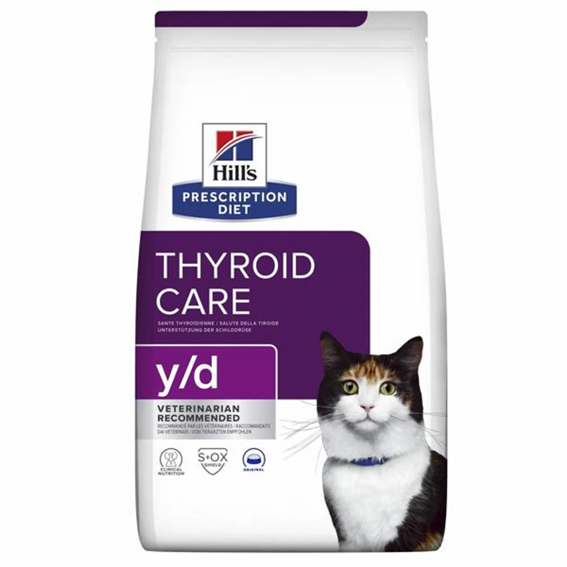 Hill's Pet Nutrition - Prescription Diet y/d Thyroid Care