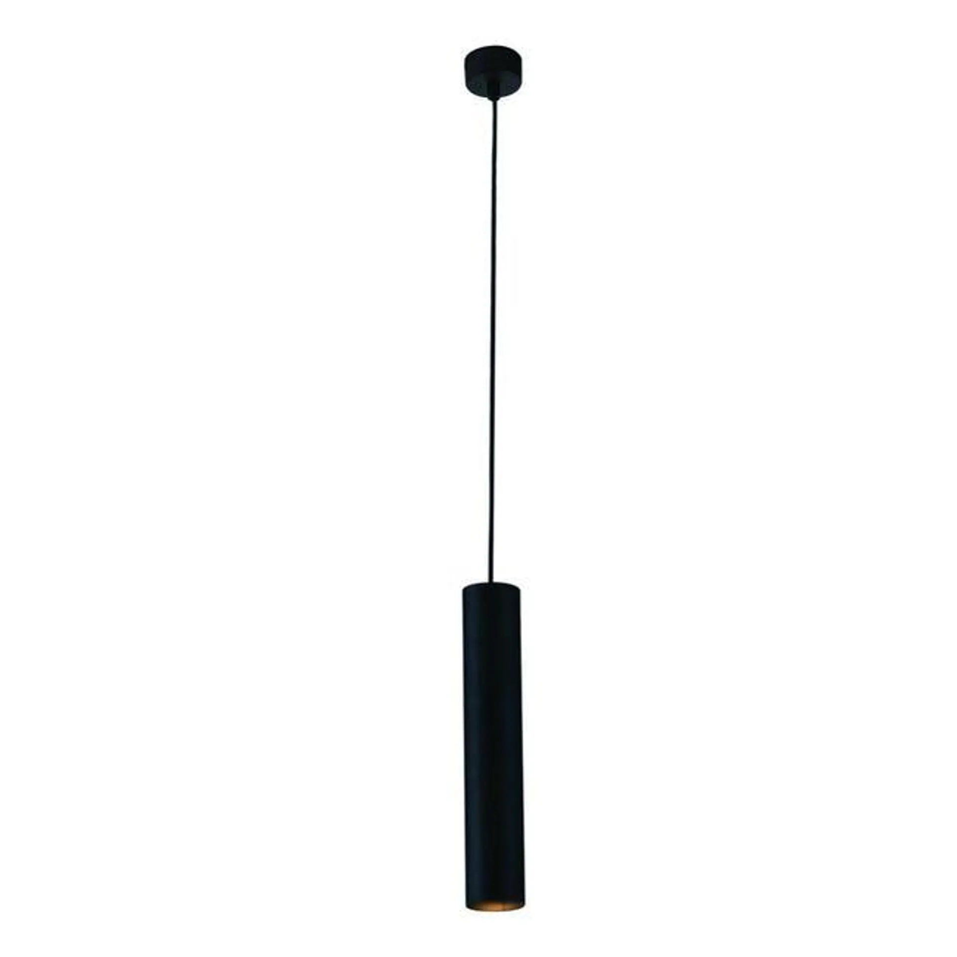 Lampadario Glamour Fluke nero in ferro, D. 6 cm, LUCE AMBIENTE DESIGN