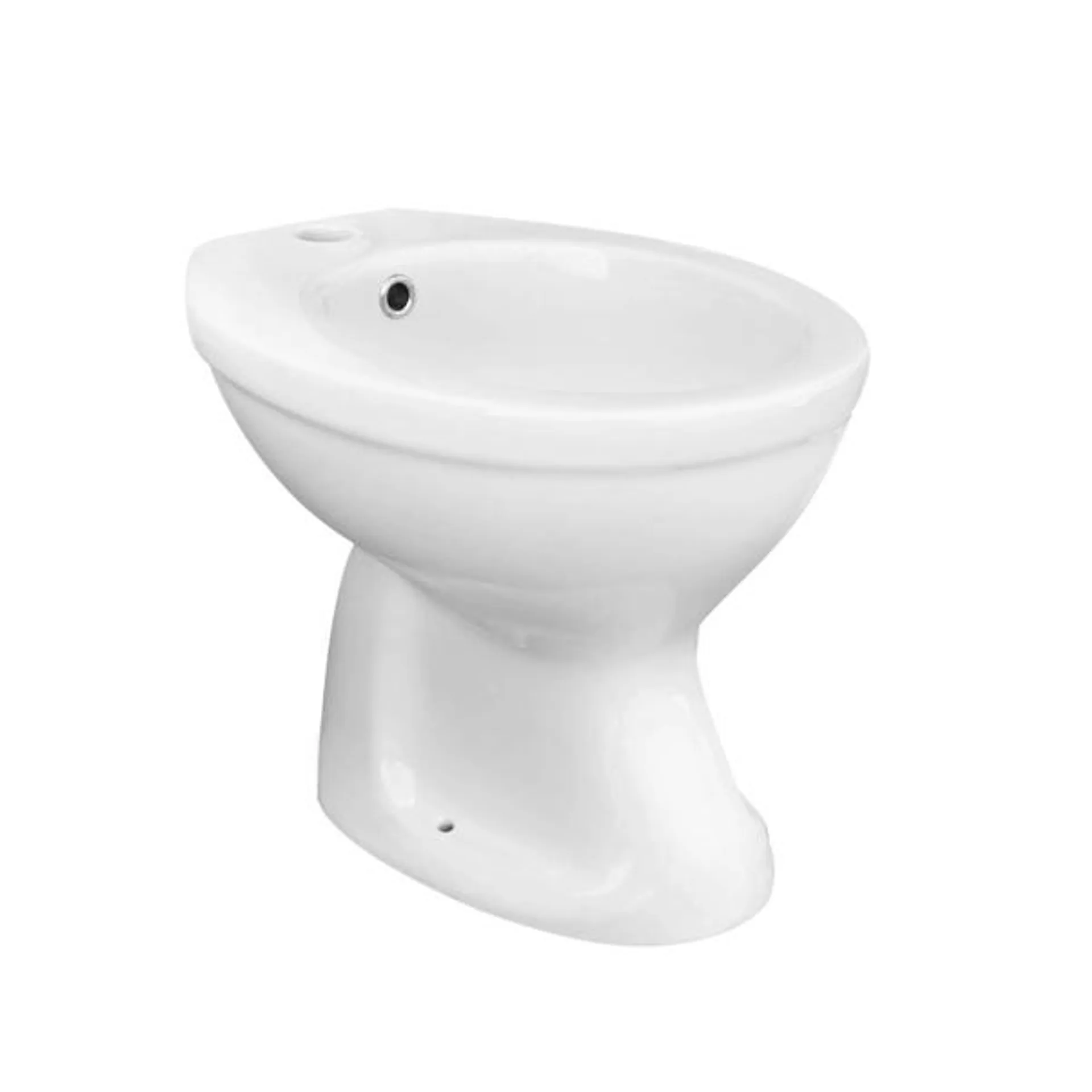 Bidet serie joker a terra in ceramica bianca