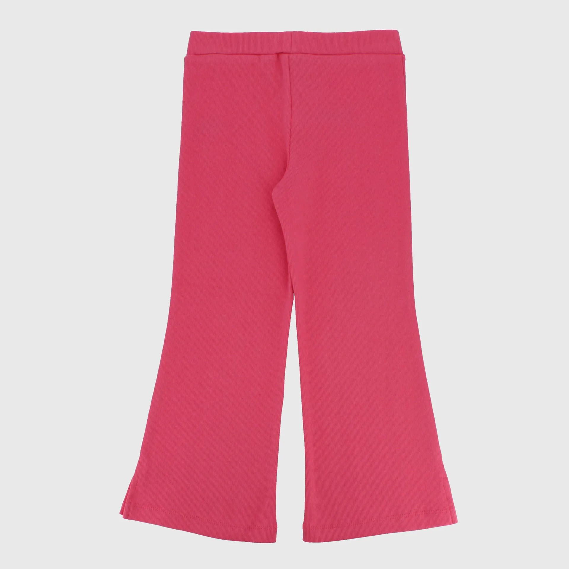 Leggings in costina da Bambina, ROSA