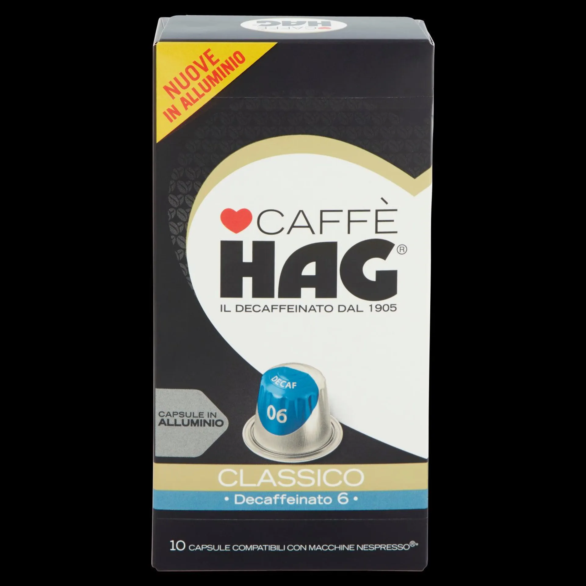 Caffe' 10 Capsule Compatibili Nespresso Hag