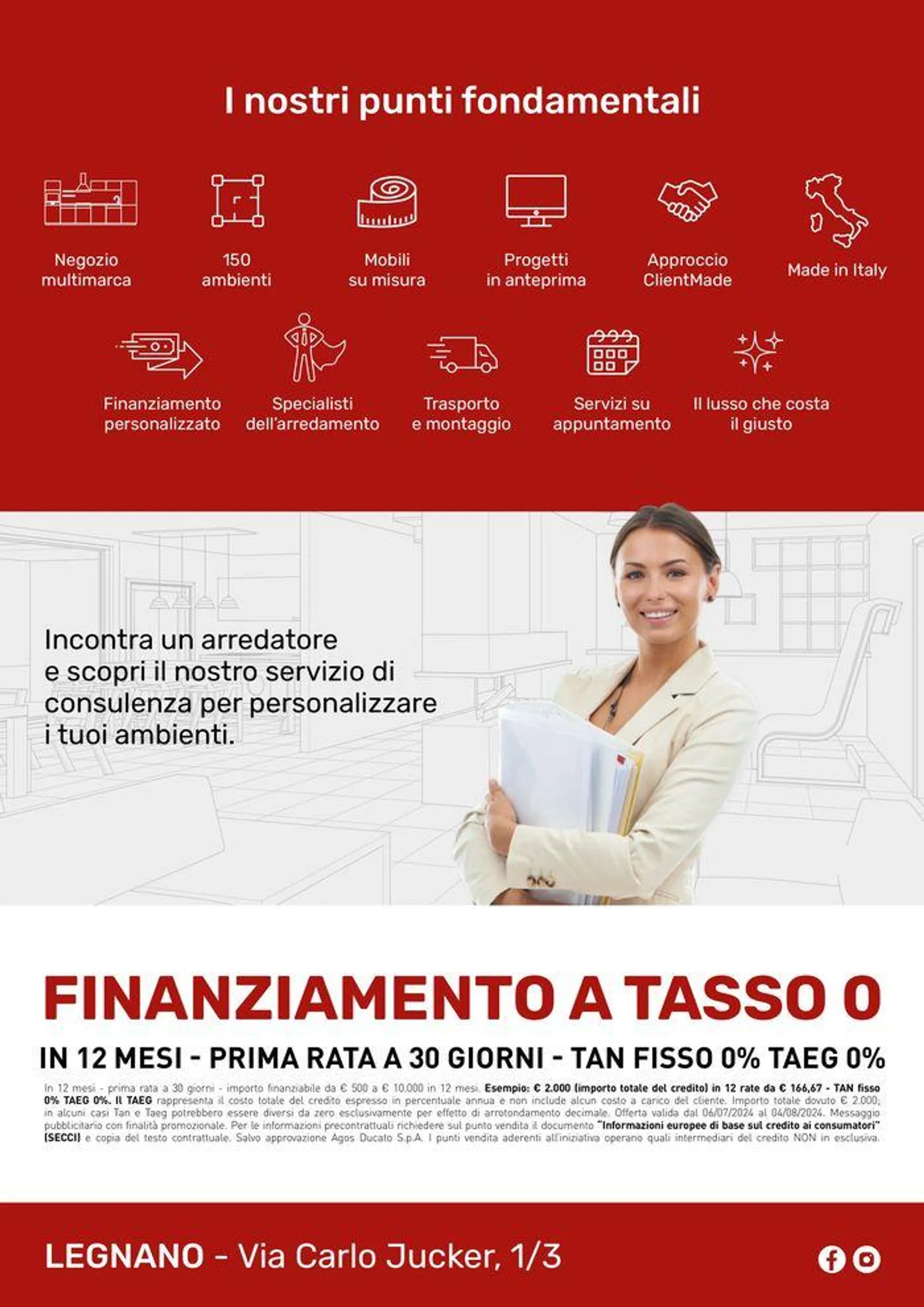 Finanziamento a tasso 0 da 9 luglio a 4 agosto di 2024 - Pagina del volantino 24