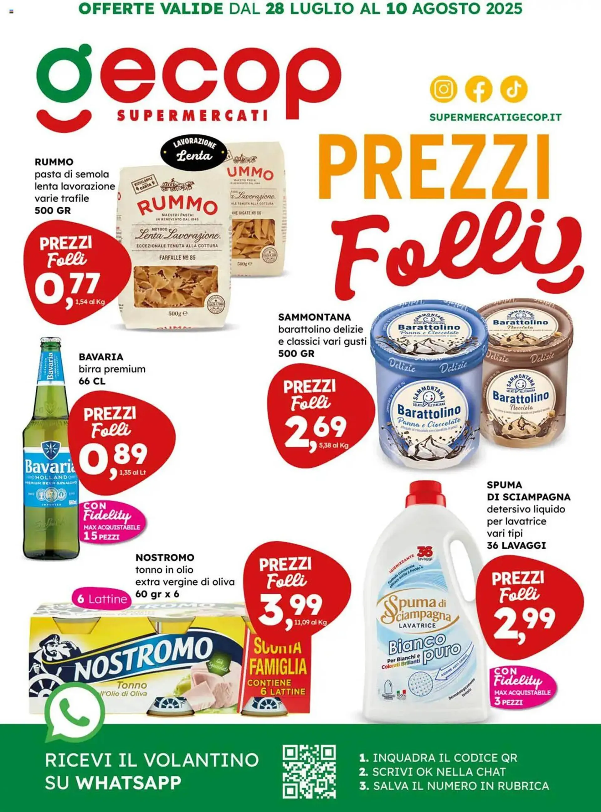 Volantino Gecop da 28 luglio a 10 agosto di 2025 - Pagina del volantino 1