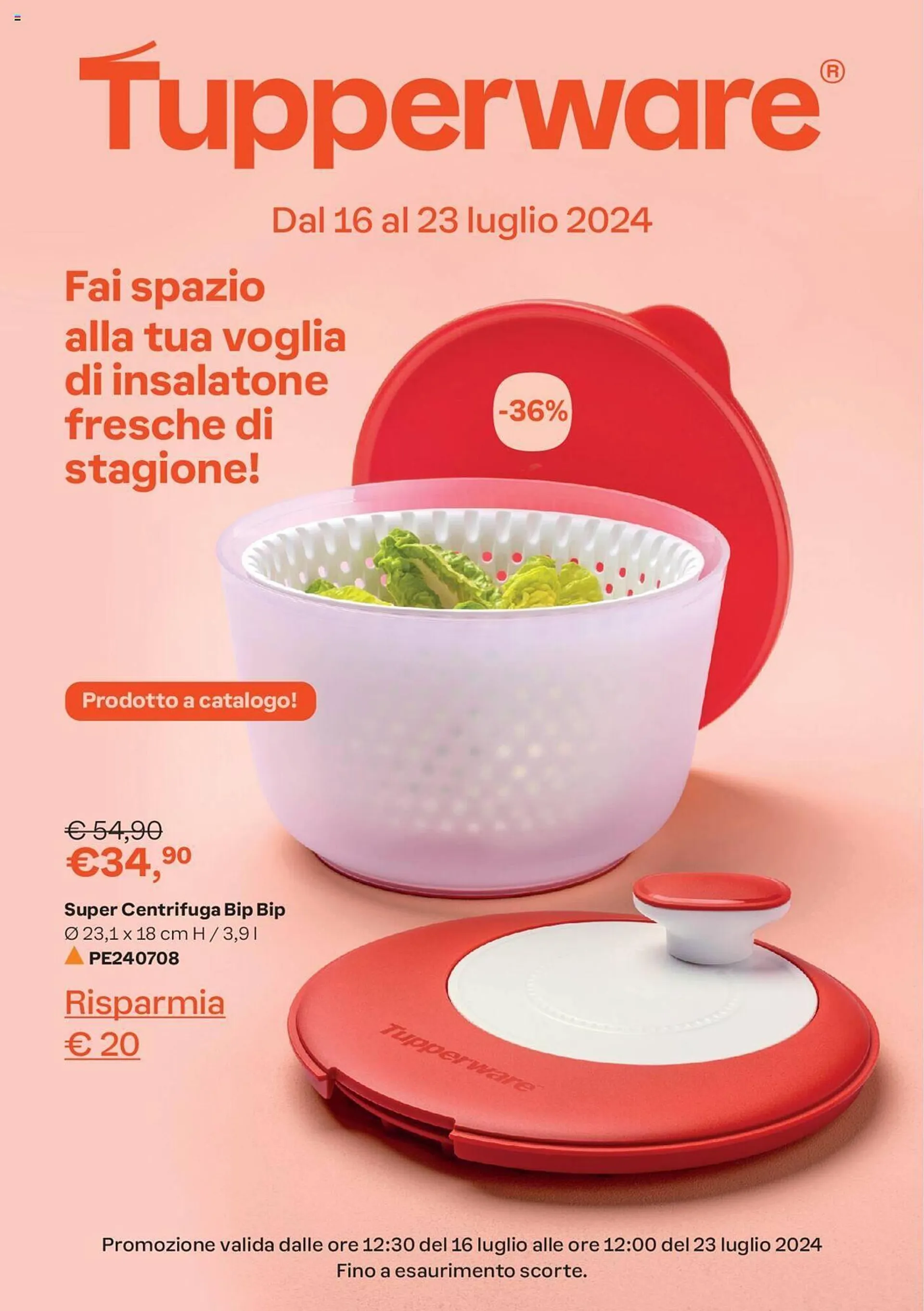 Volantino Tupperware - 1