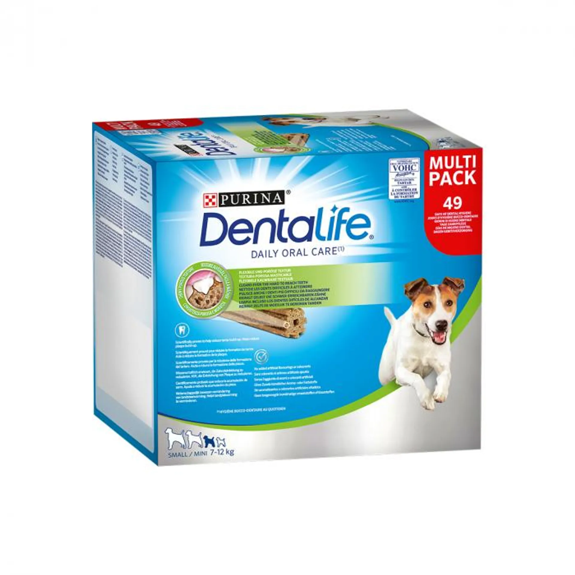 Purina dentalife snack per cani taglia piccola multipack 49 stick