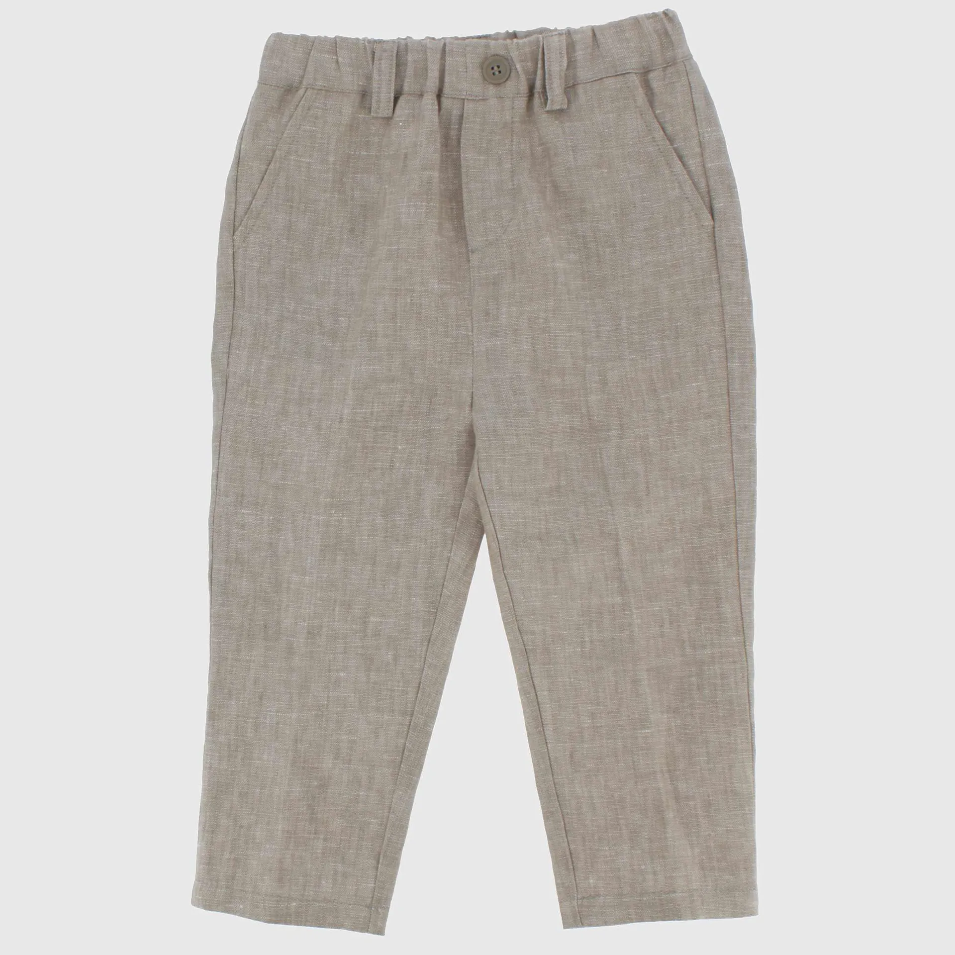 Pantalone in lino da Bambino, BEIGE