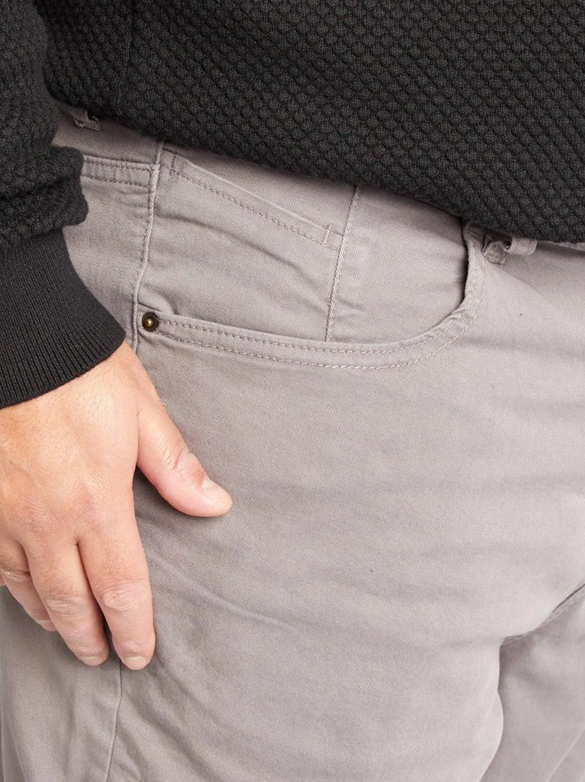 Pantaloni slim L32 - grigio