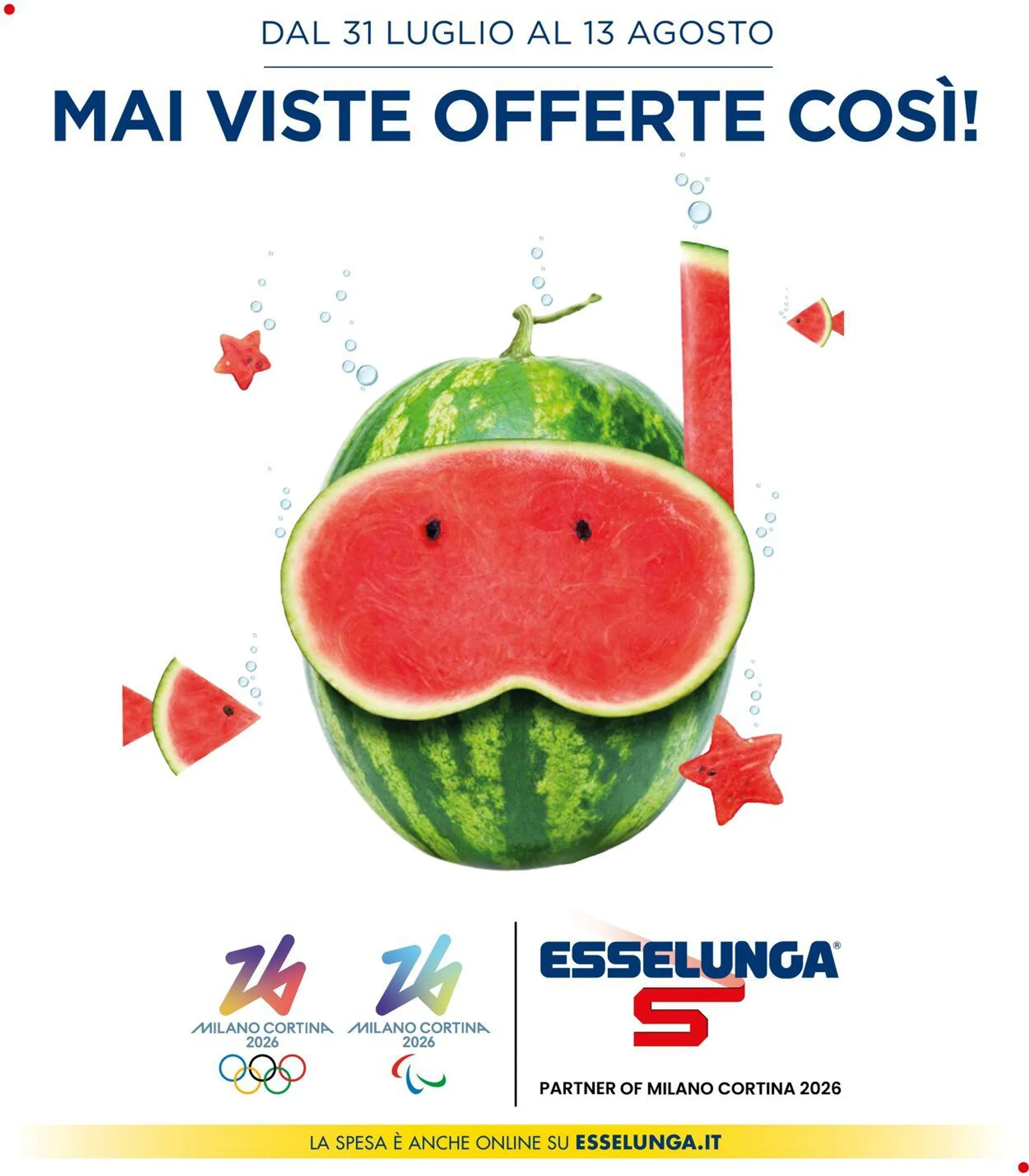 Esselunga Volantino attuale da 31 luglio a 13 agosto di 2025 - Pagina del volantino 1