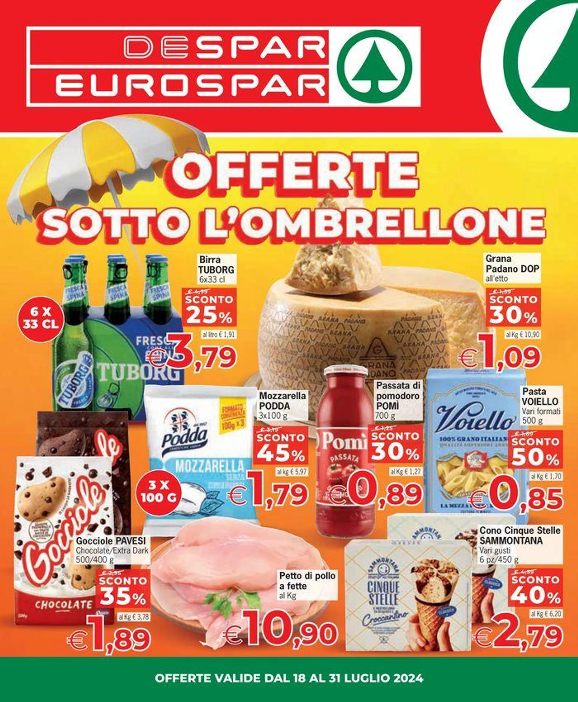 Offerte sotto l'ombrellone da 18 luglio a 31 luglio di 2024 - Pagina del volantino 1