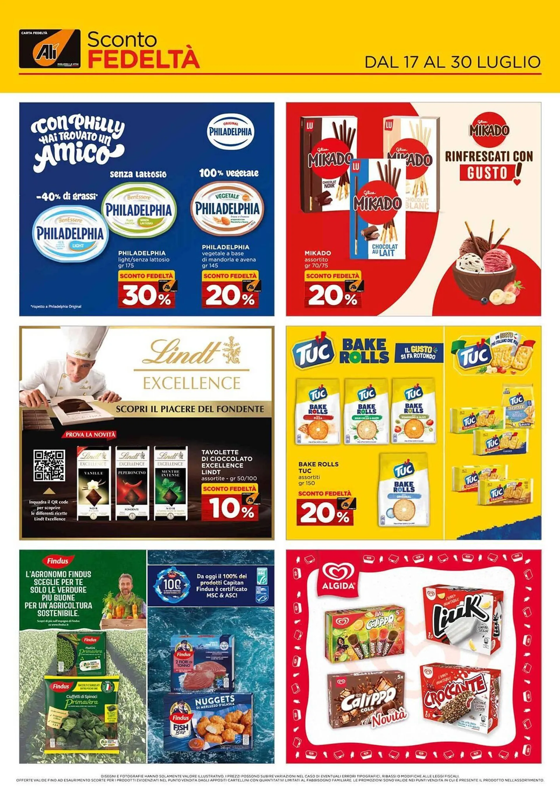 Volantino Alì Supermercati da 17 luglio a 30 luglio di 2025 - Pagina del volantino 1