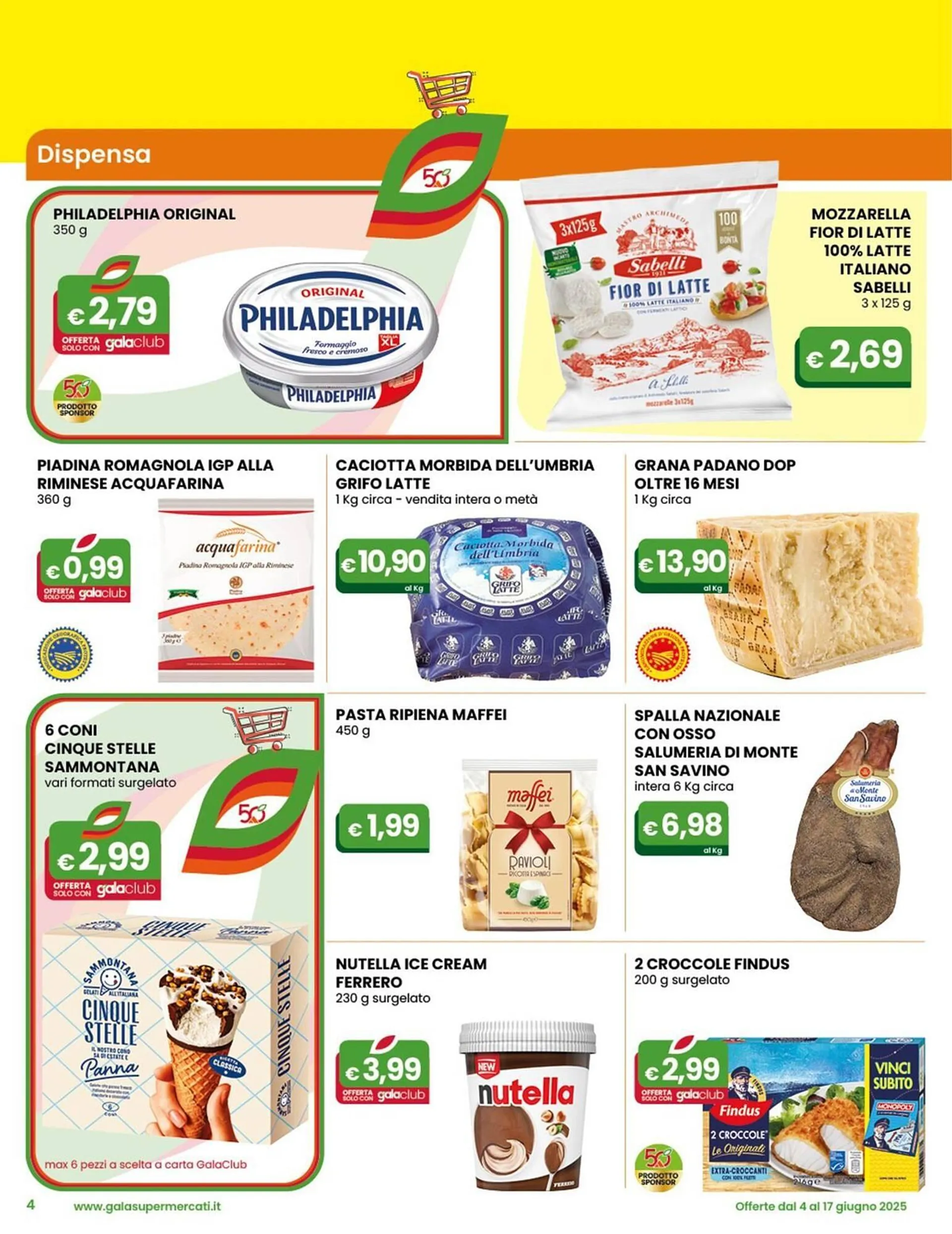 Volantino Gala Supermercati da 4 giugno a 17 giugno di 2025 - Pagina del volantino 4