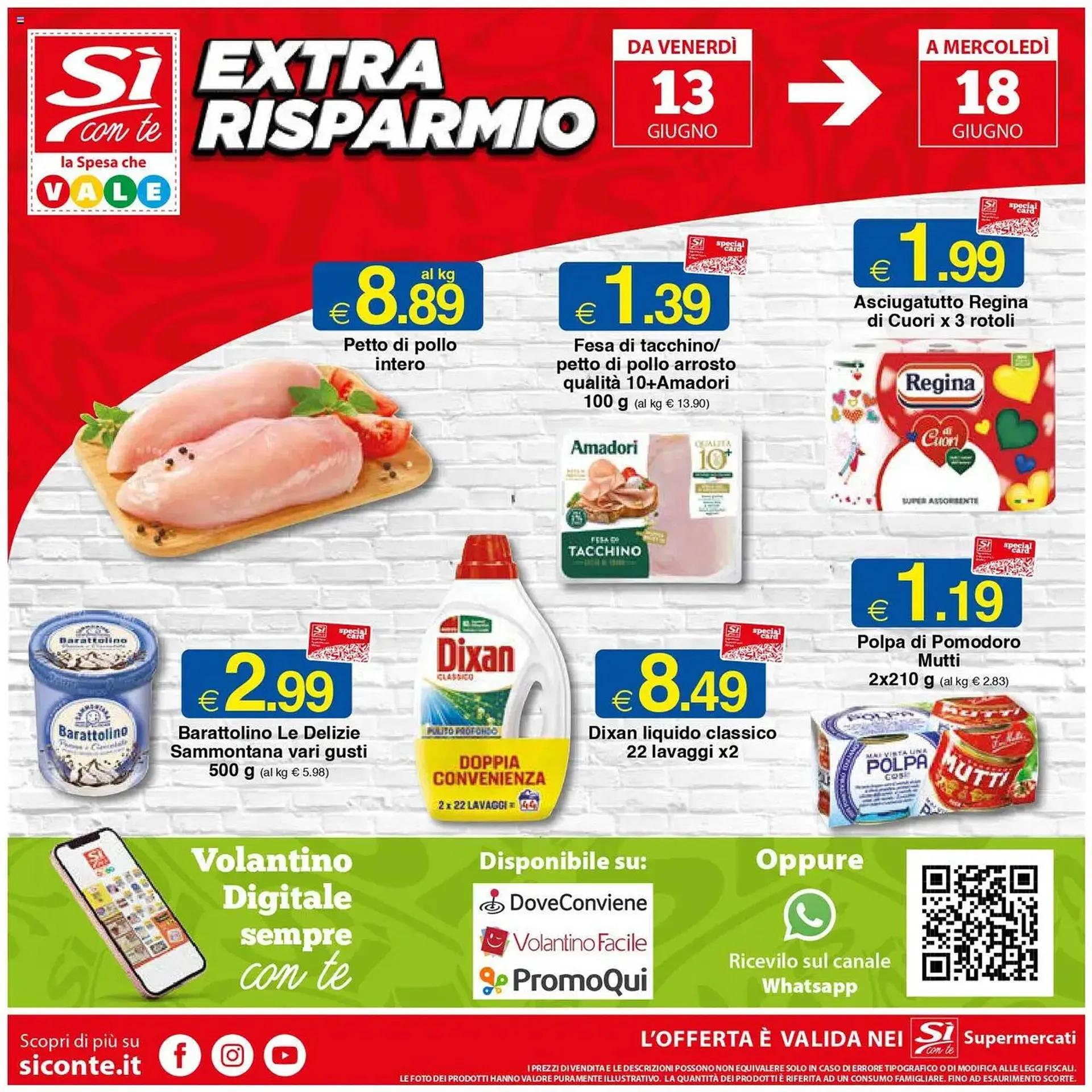 Volantino Sì con te - 1