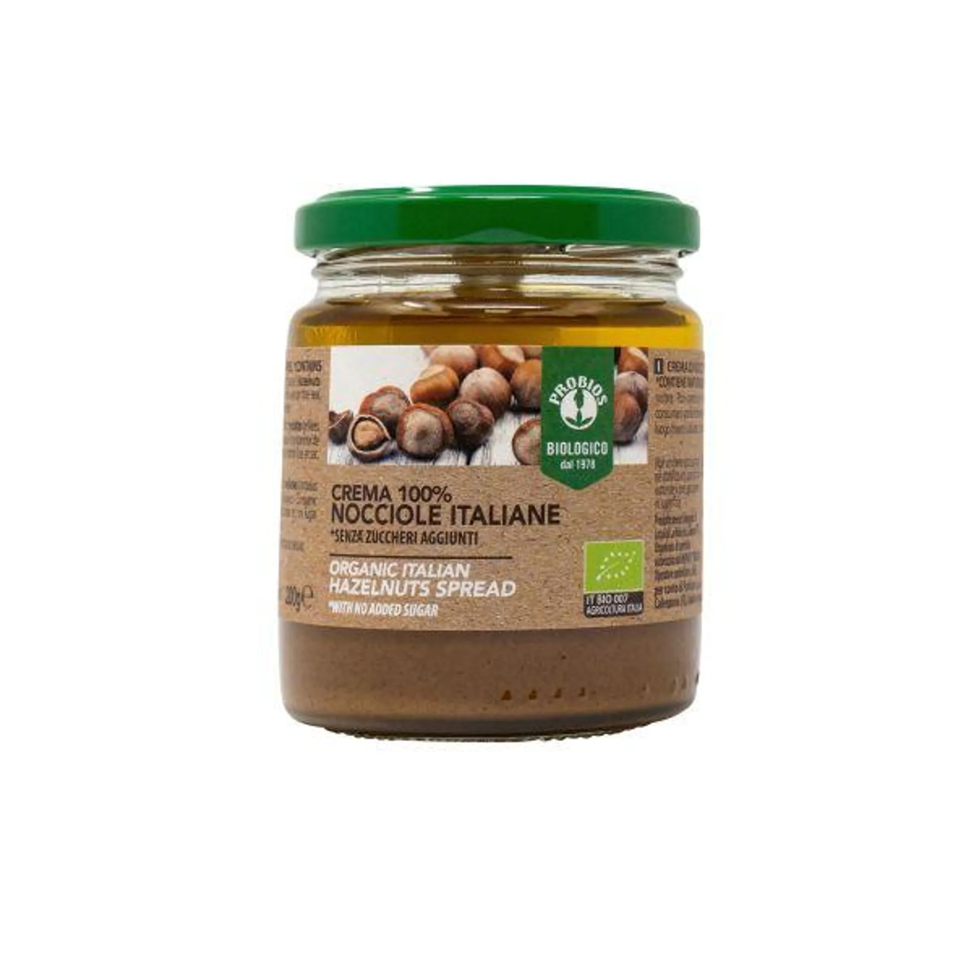 Crema 100% Nocciole Italiane Probios 200 G