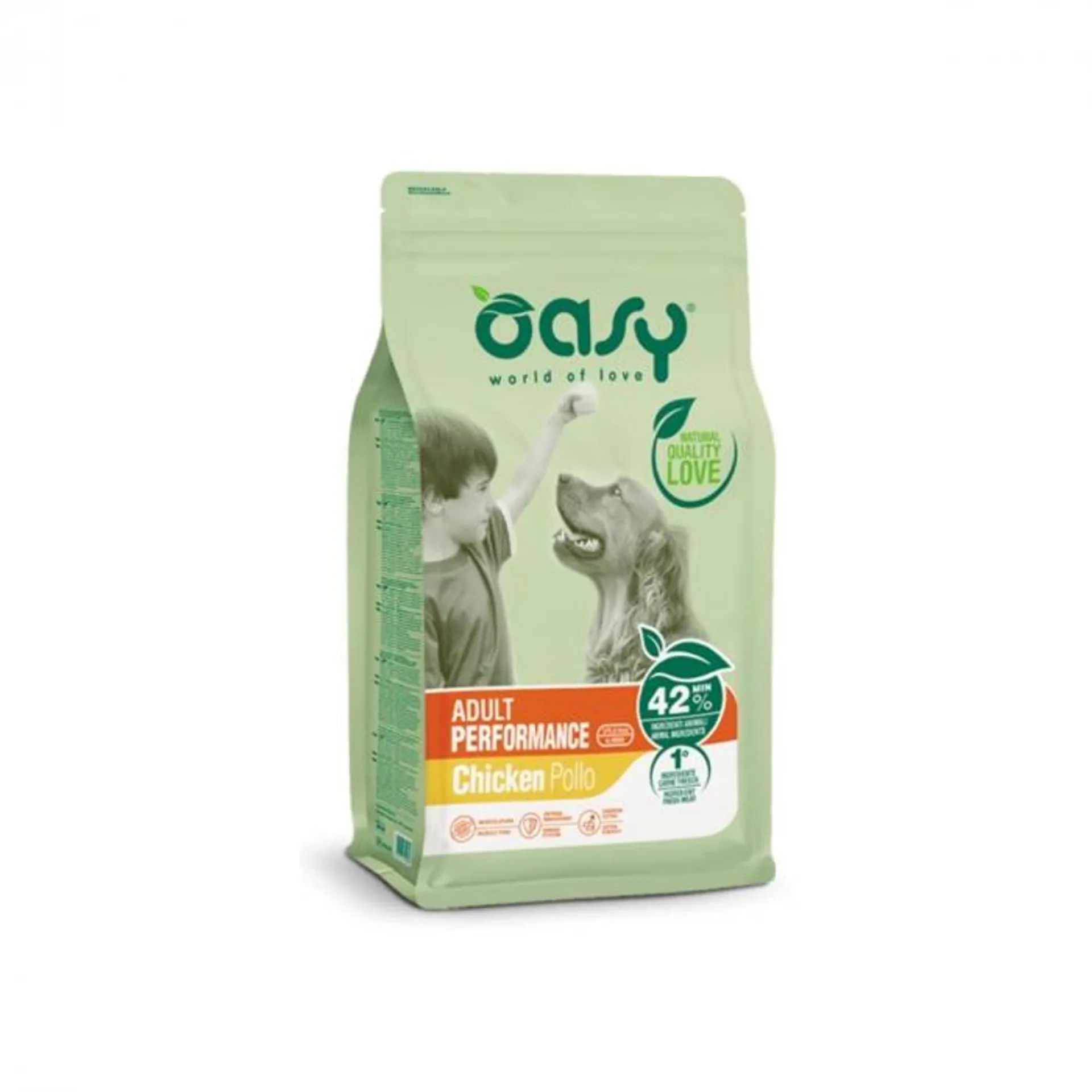 Oasy Dog Performance Adult Crocchette per cani Pollo 3kg