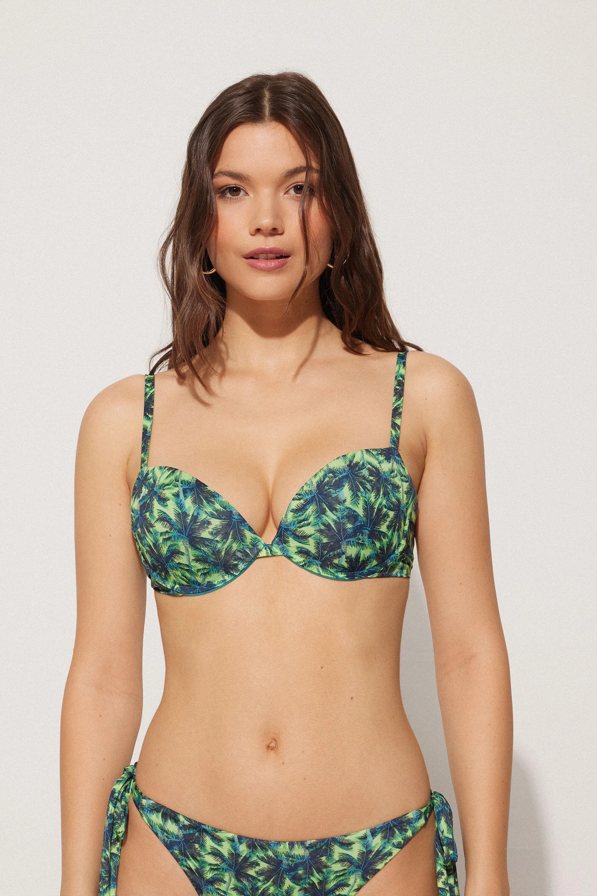 Bikini Push-Up Imbottito Tropic Island