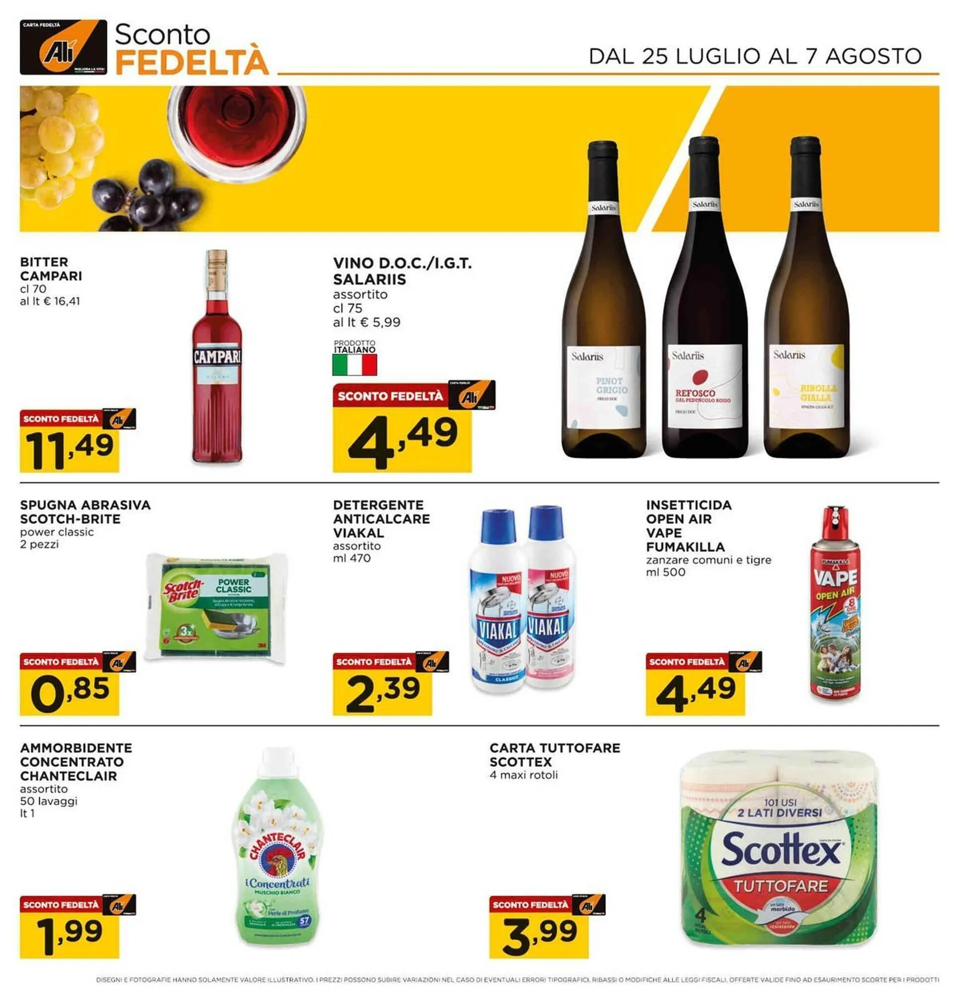 Volantino Alì Supermercati da 25 luglio a 7 agosto di 2024 - Pagina del volantino 14