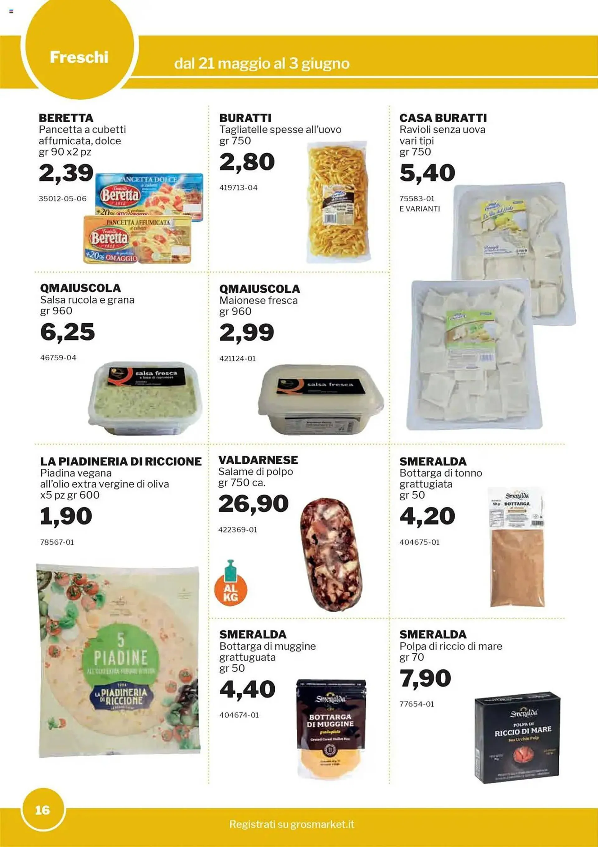 Volantino GrosMarket da 21 maggio a 3 giugno di 2025 - Pagina del volantino 16