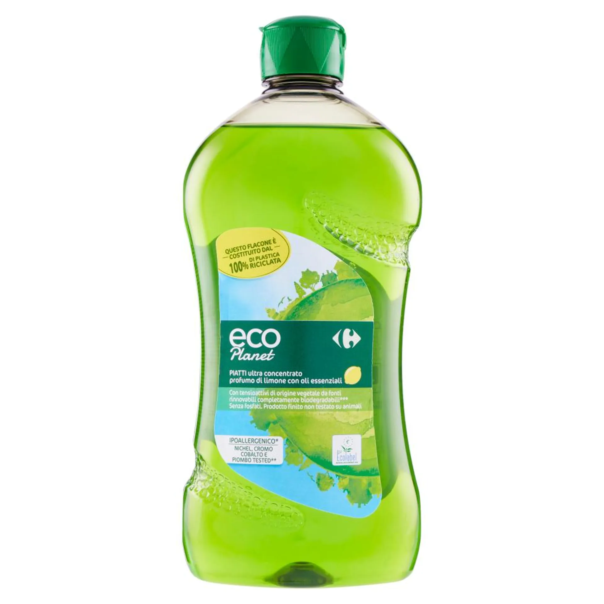 Carrefour eco Planet Piatti ultra concentrato profumo di limone con oli essenziali 500 ml