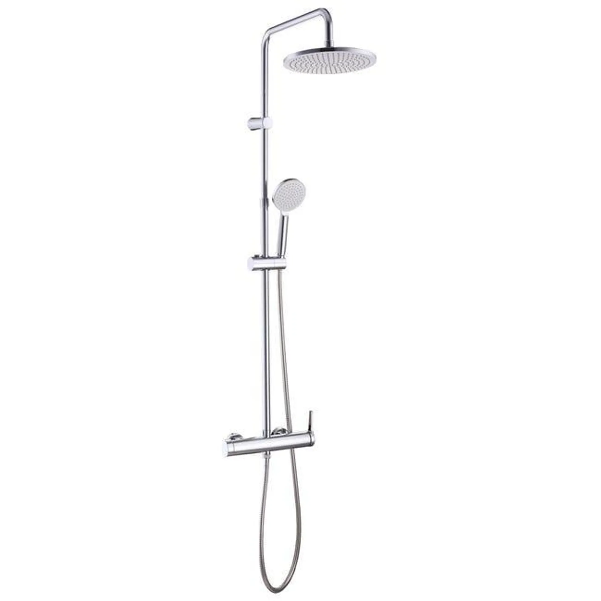 Colonna doccia con miscelatore Essential Sensea con rubinetto manuale cromo