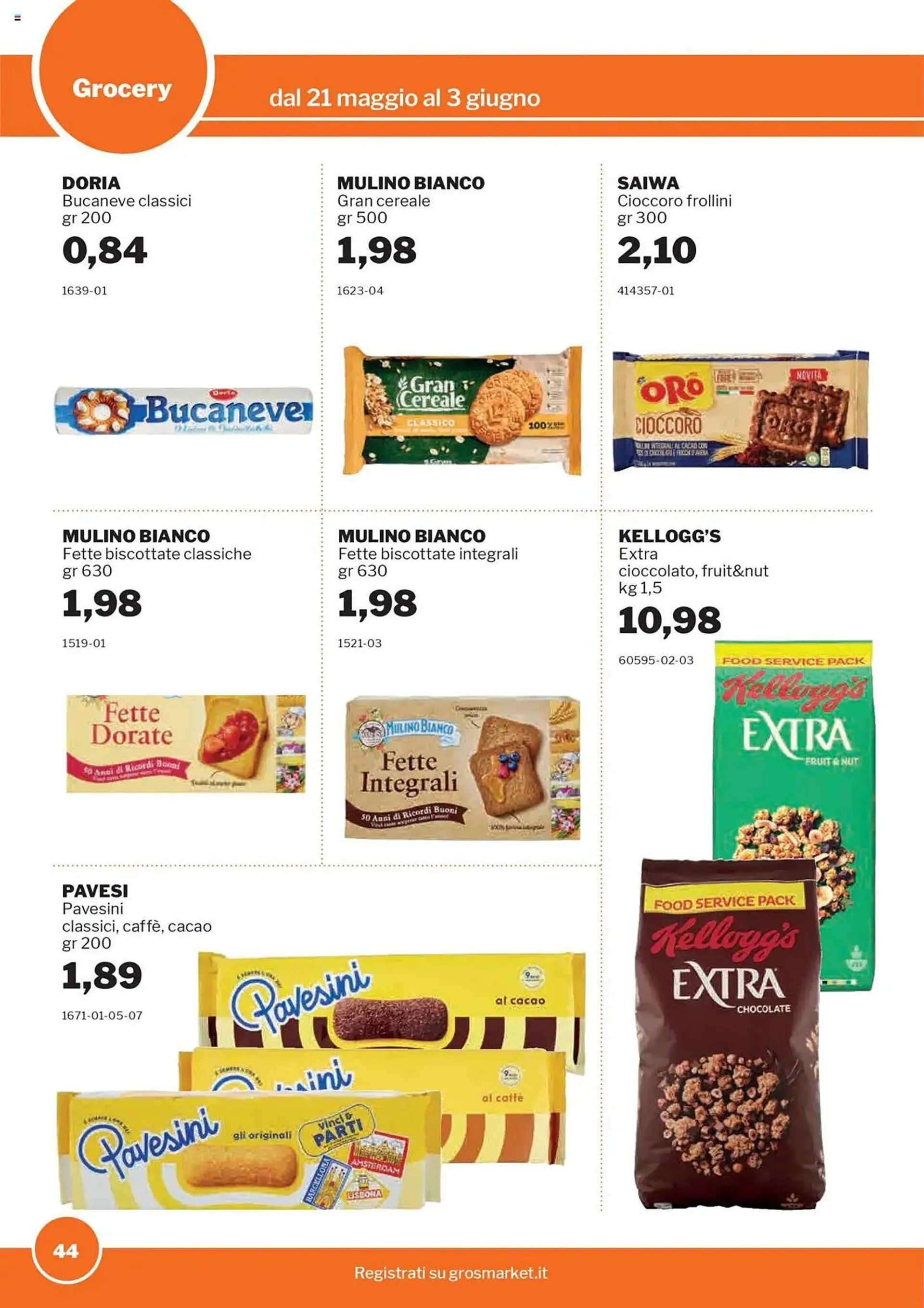 Volantino GrosMarket da 21 maggio a 3 giugno di 2025 - Pagina del volantino 44