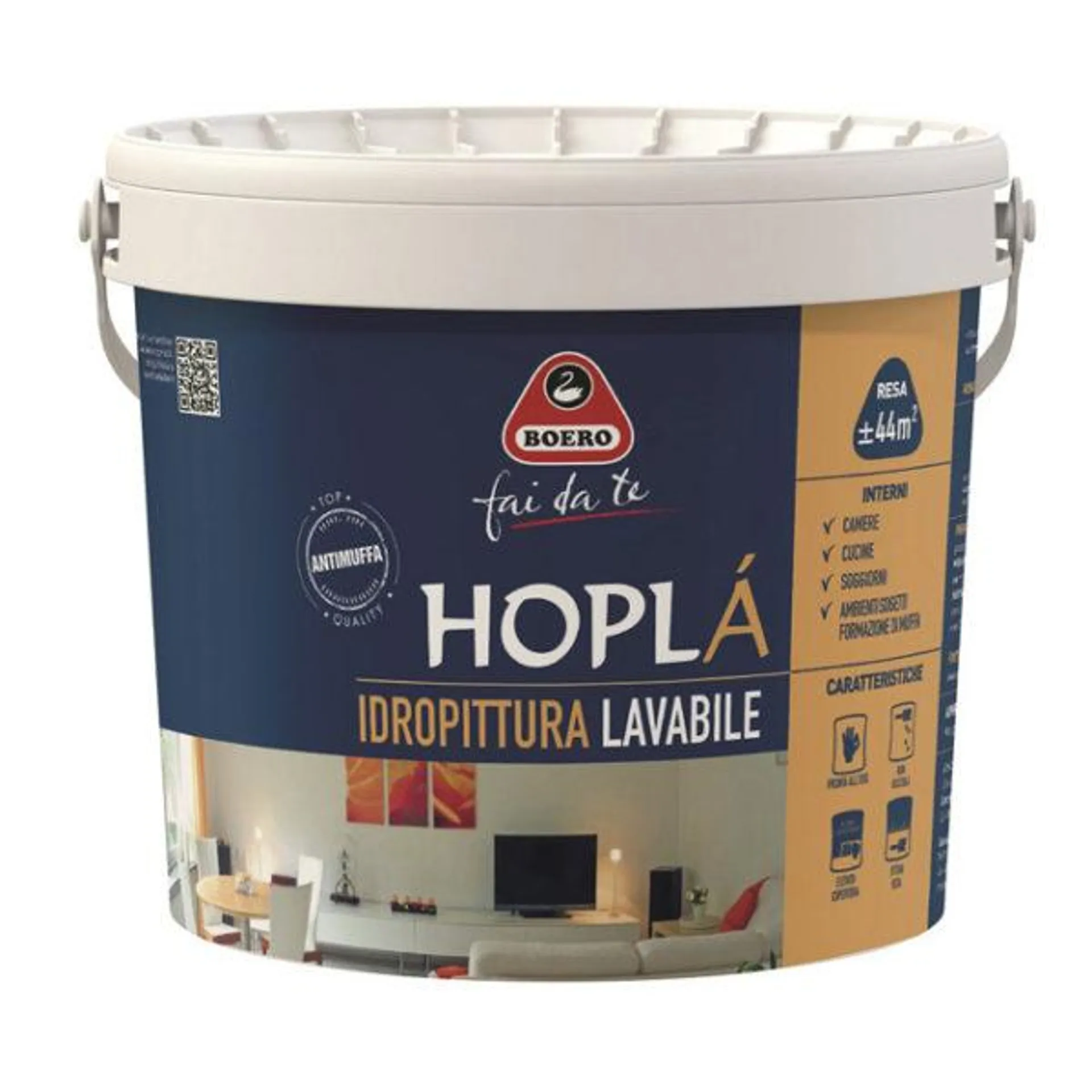 10L IDROPITTURA LAVABILE HOPLA'