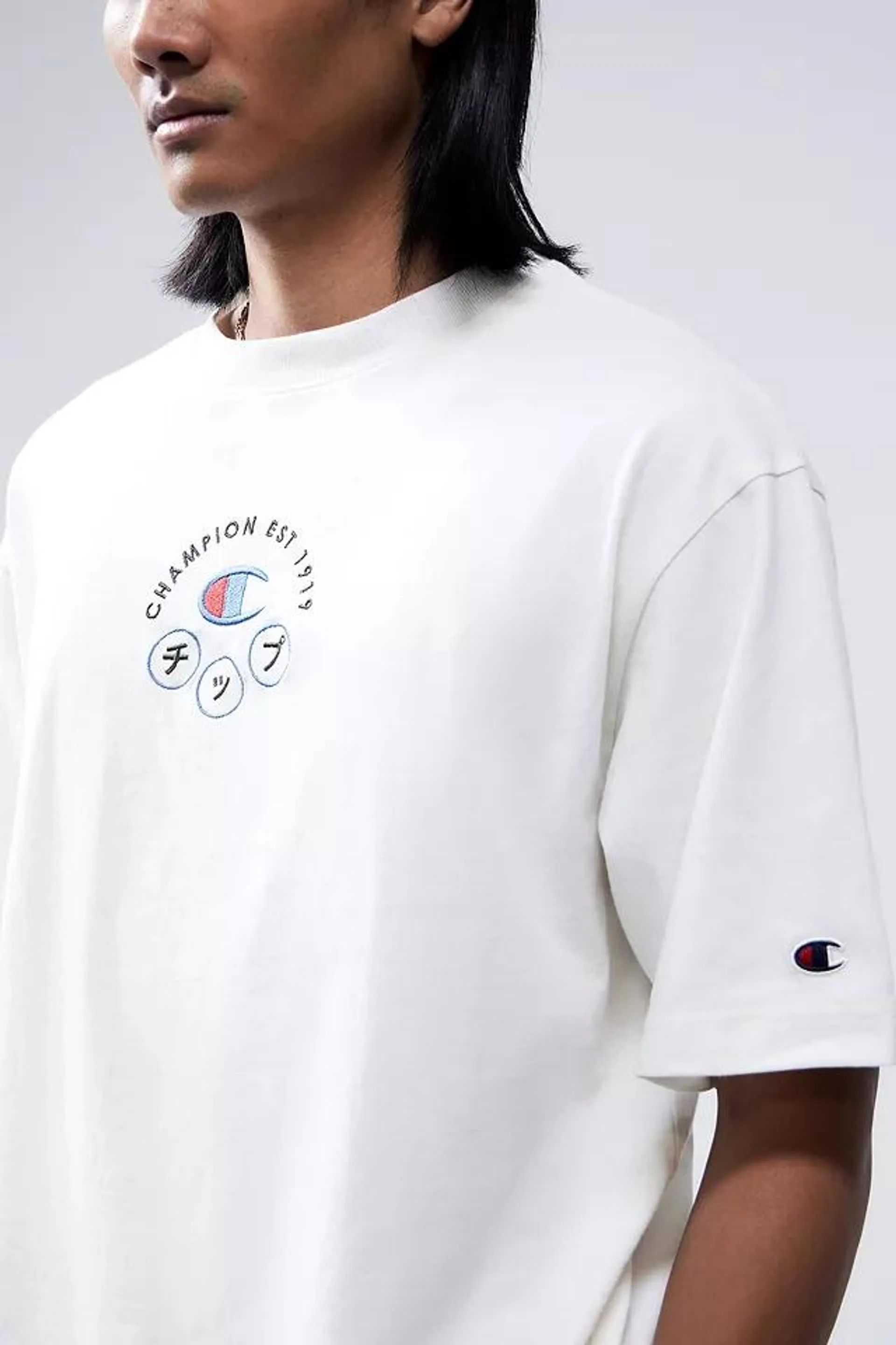 Champion UO Exclusive White Japanese Arc T-Shirt