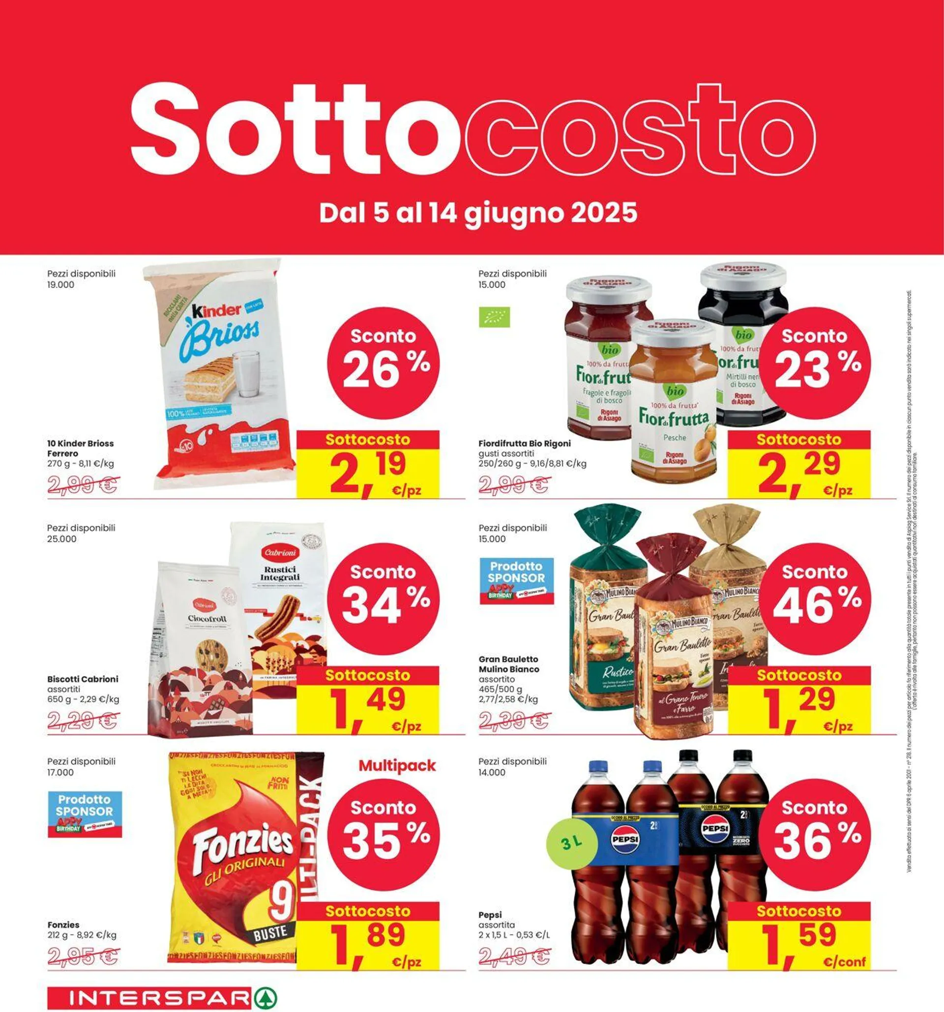 Interspar Volantino attuale da 5 giugno a 14 giugno di 2025 - Pagina del volantino 4