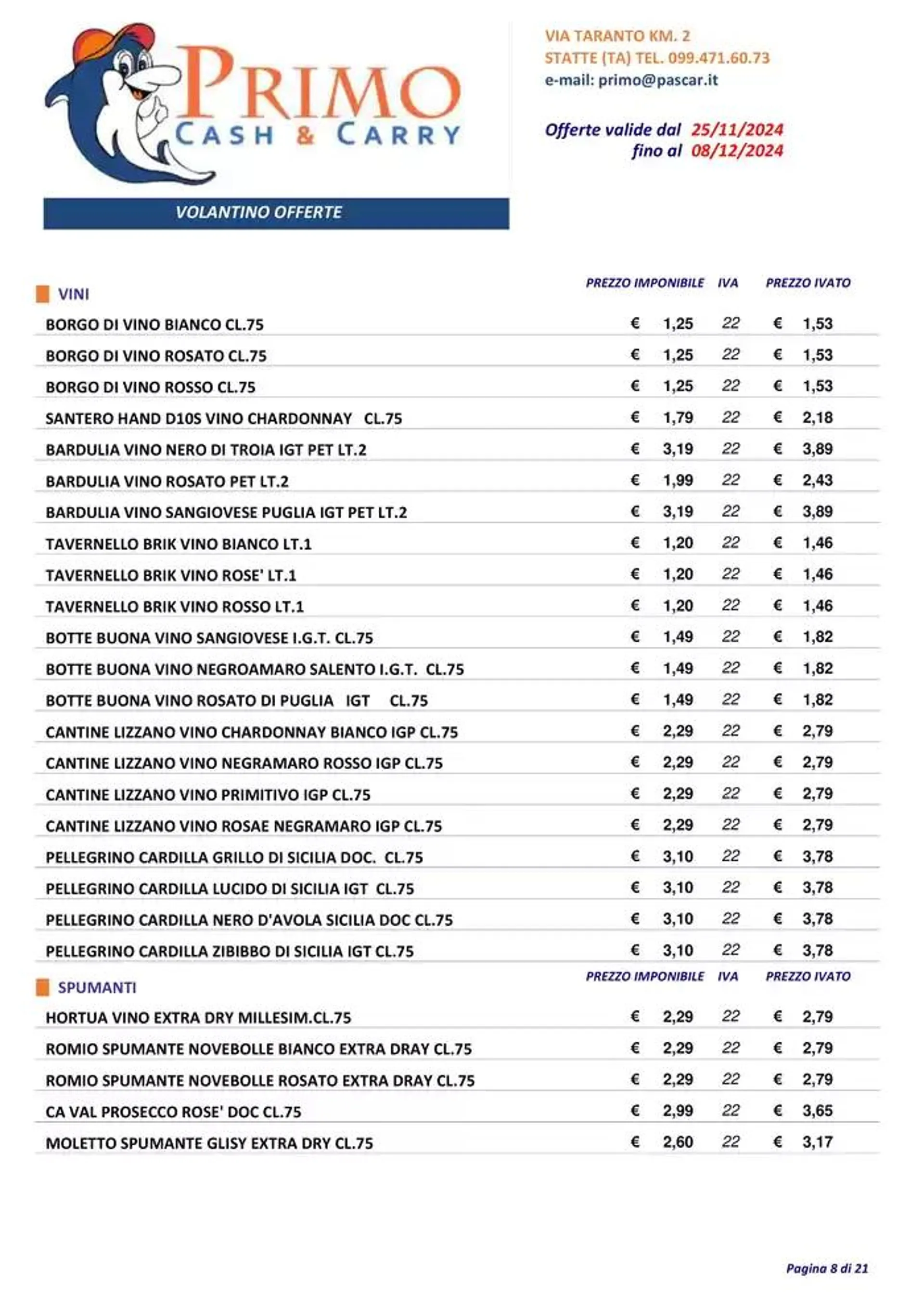 Offerte valide dal 25/11 fino al 08/12 da 27 novembre a 8 dicembre di 2024 - Pagina del volantino 8