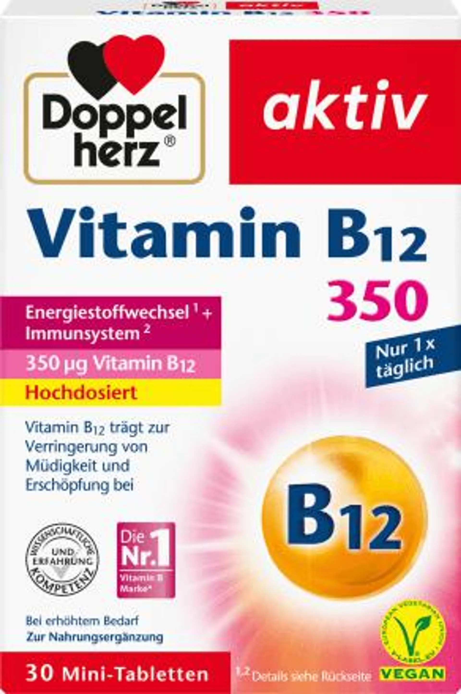 Vitamina B12 350 aktiv, 30 pz