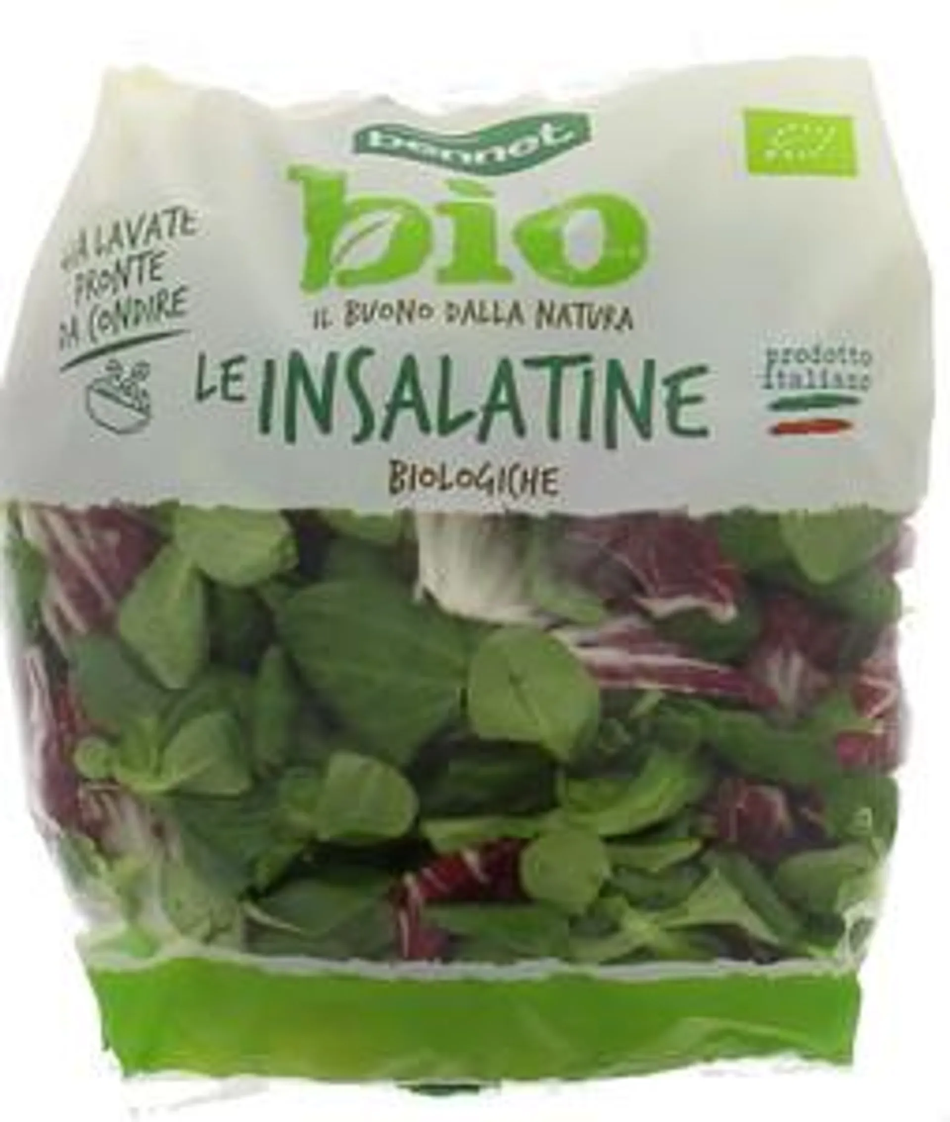 Radicchio Rosso E Valeriana Le Insalatine Bennet Bio In Busta