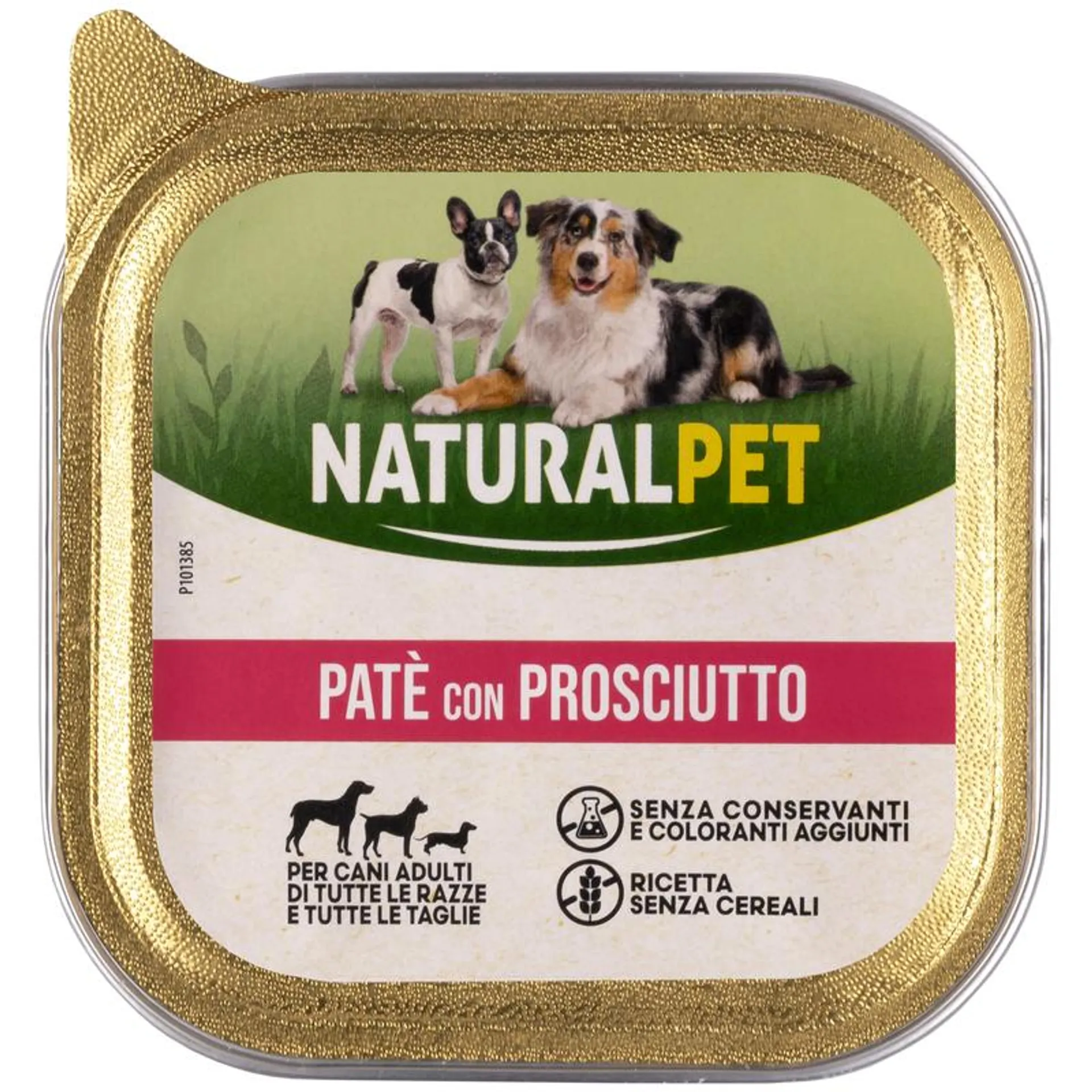 Naturalpet Dog Adult Paté con Prosciutto 150gr