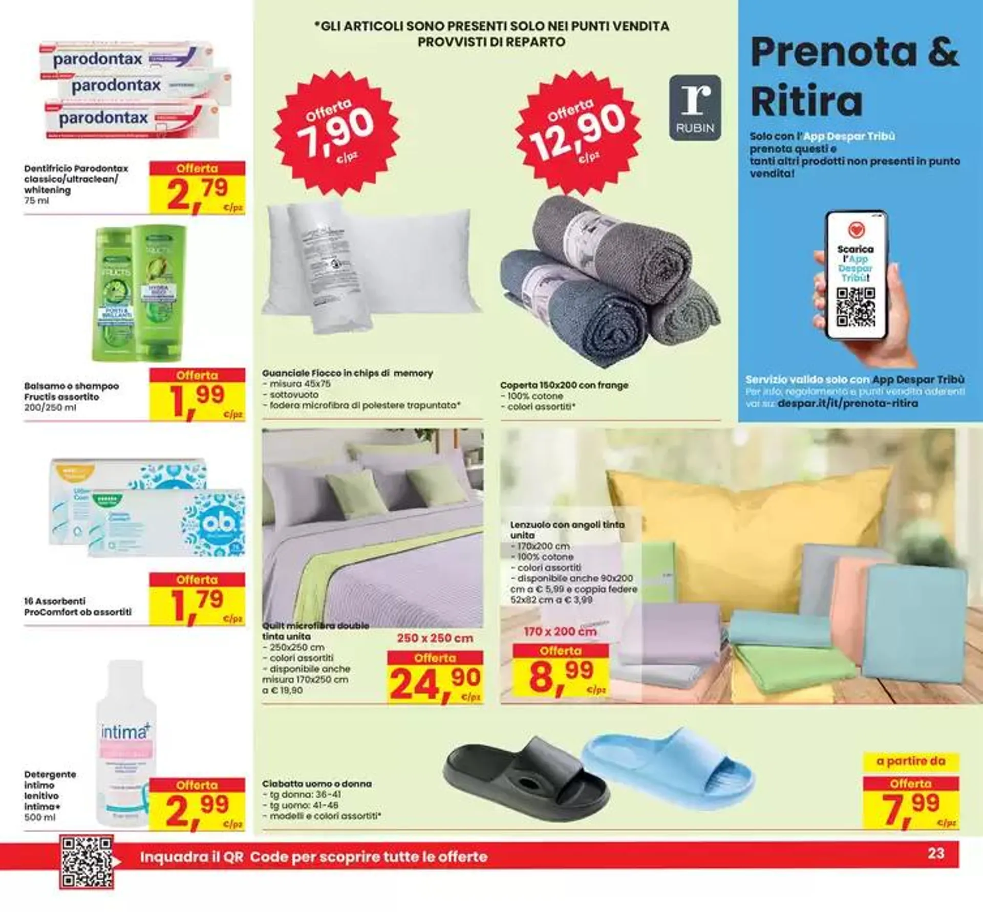 Volantino Sconti fino al 50% da 31 marzo a 9 aprile di 2025 - Pagina del volantino 23