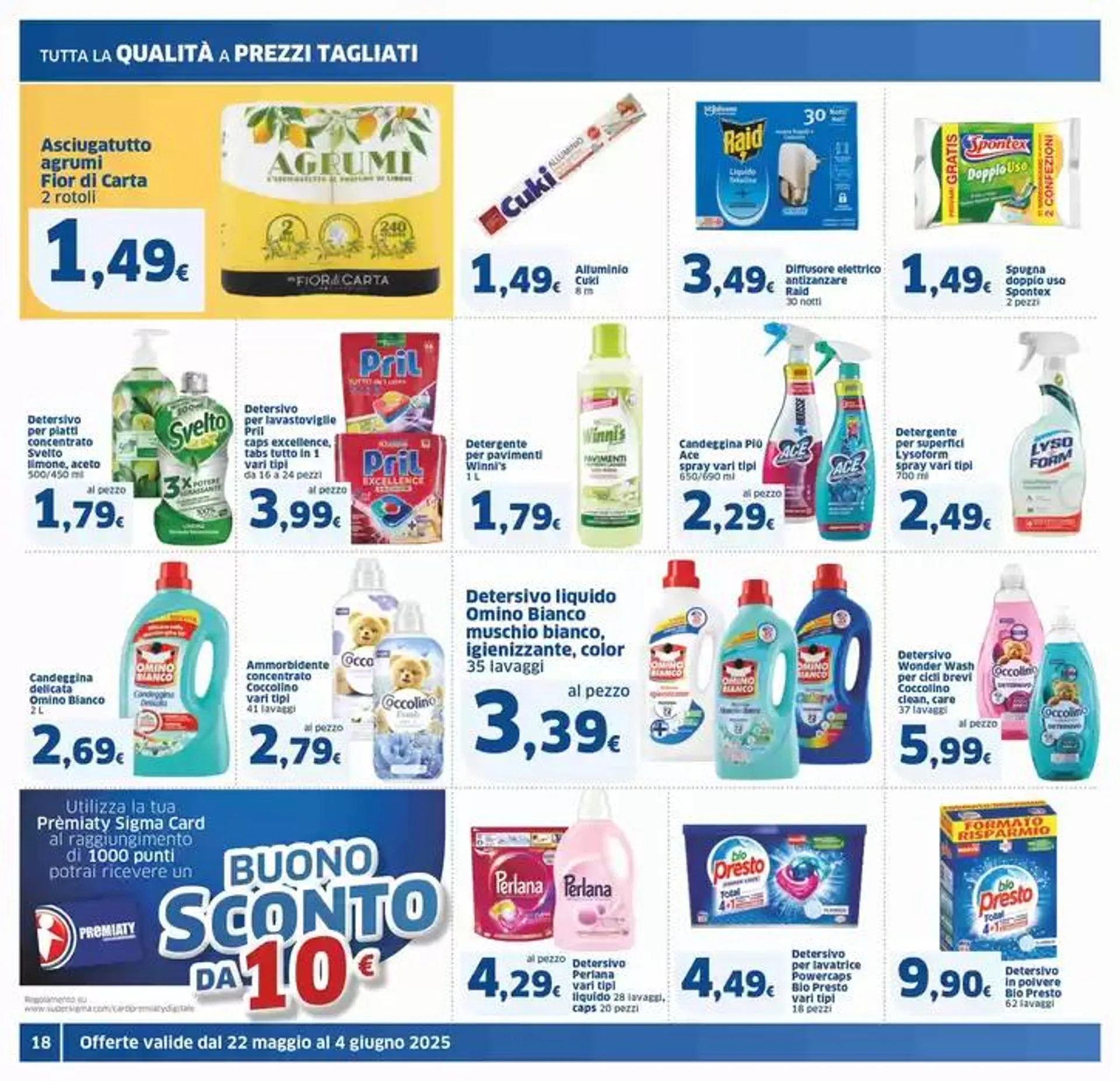 Prezzi giù!, Sigma da 22 maggio a 4 giugno di 2025 - Pagina del volantino 18