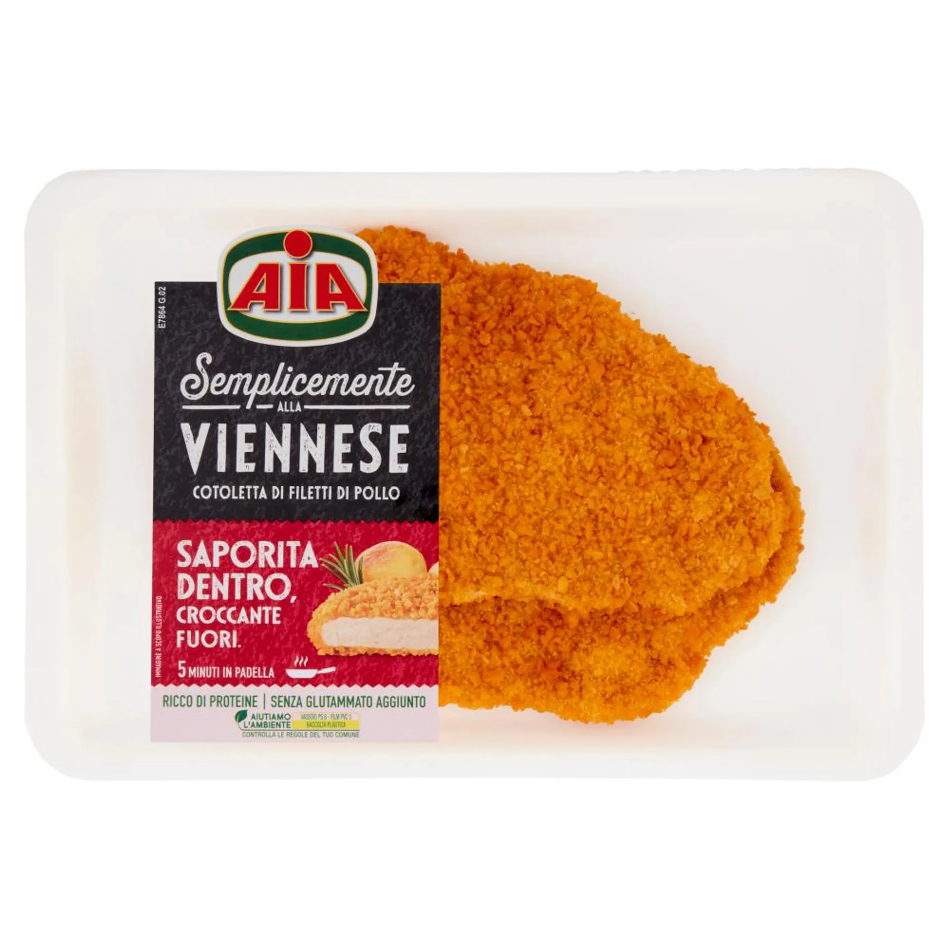 Aia Semplicemente alla Viennese Cotoletta di Filetti di Pollo 0,300 kg