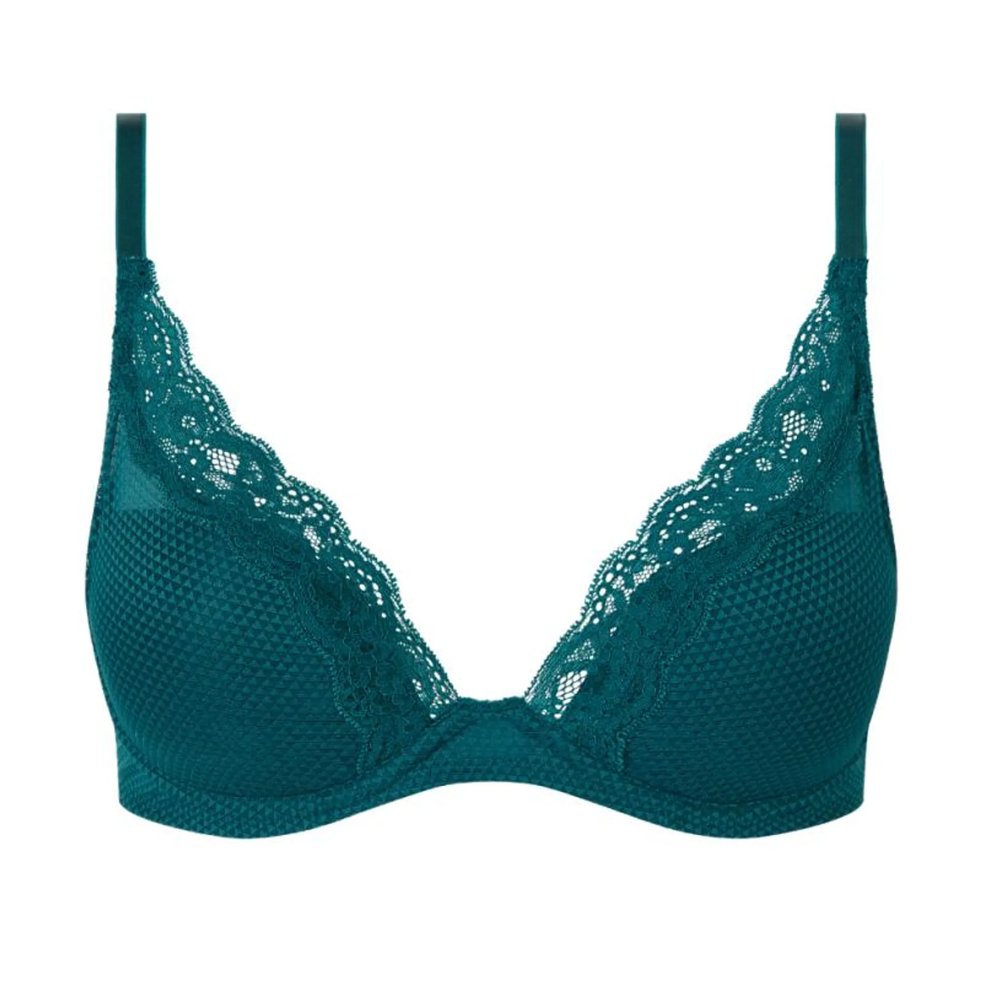 PAS-P57010-0BK- Reggiseno coque Brooklyn con ferretto - Verde Oriente