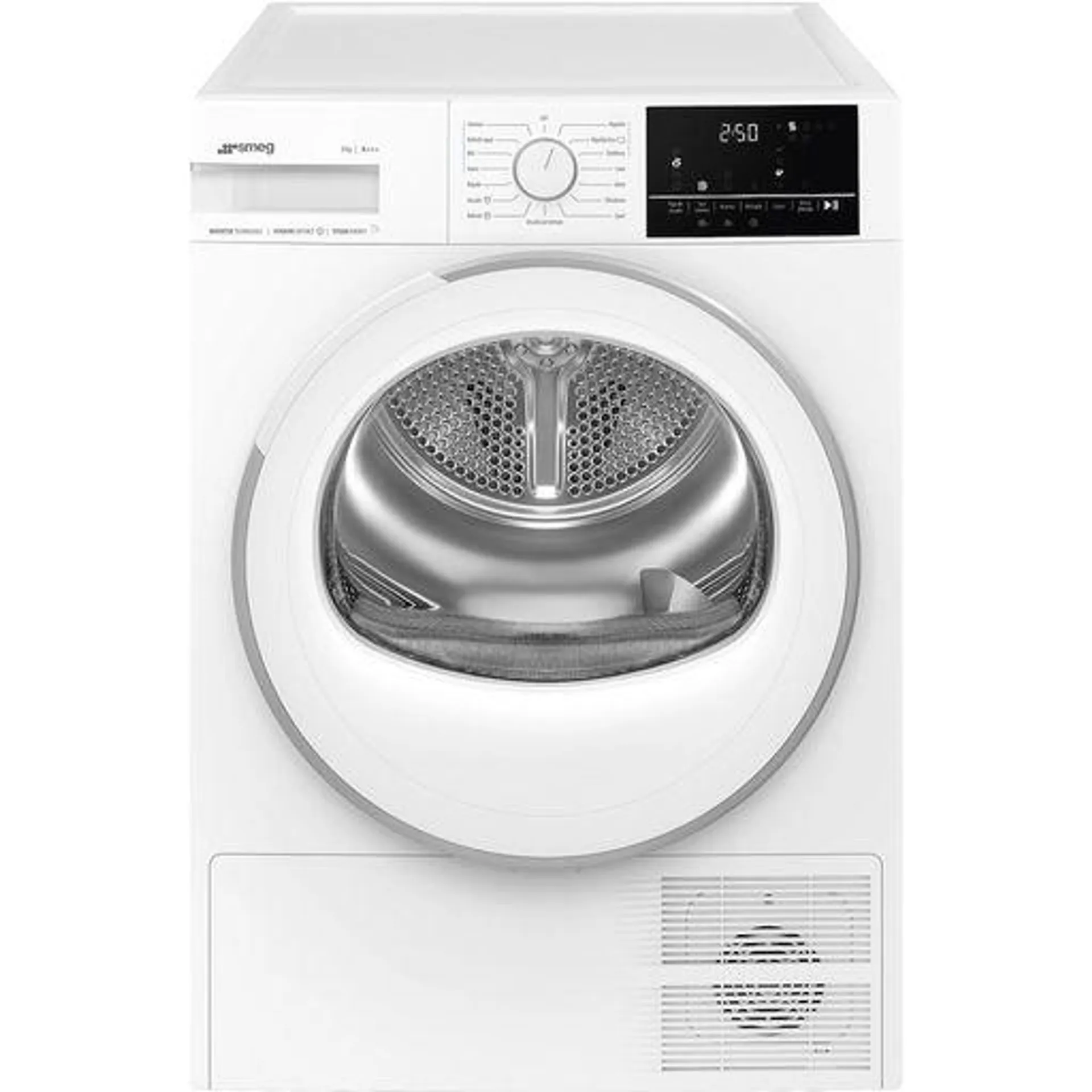 Smeg dn83se asciugatrice 8kg inverter lana vapore display led...