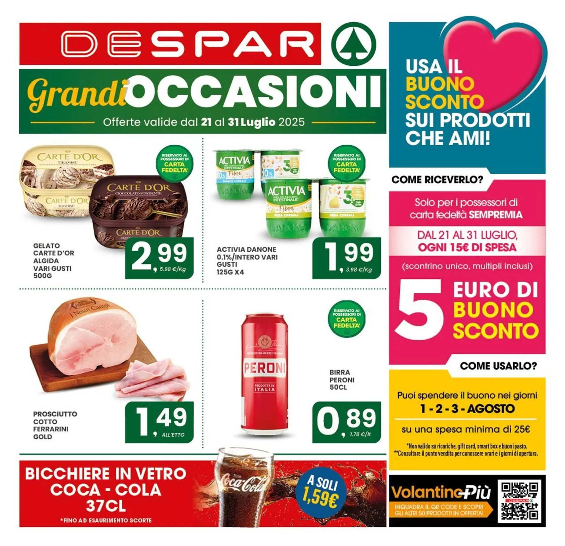 Volantino Despar da 22 luglio a 31 luglio di 2025 - Pagina del volantino 1